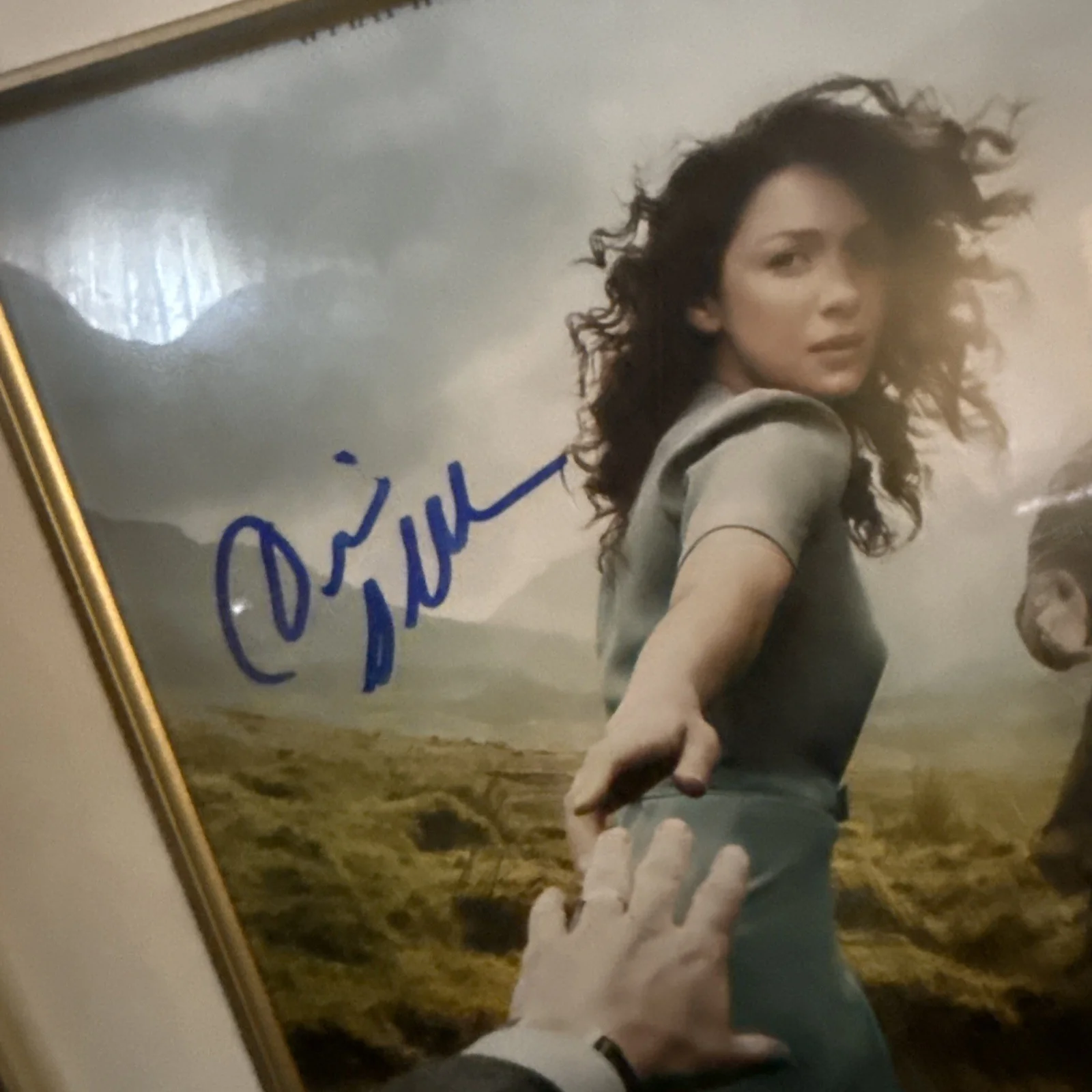 Diana Gabaldon Signed 11x14 Photo Outlander Poster Framed, изображение 4