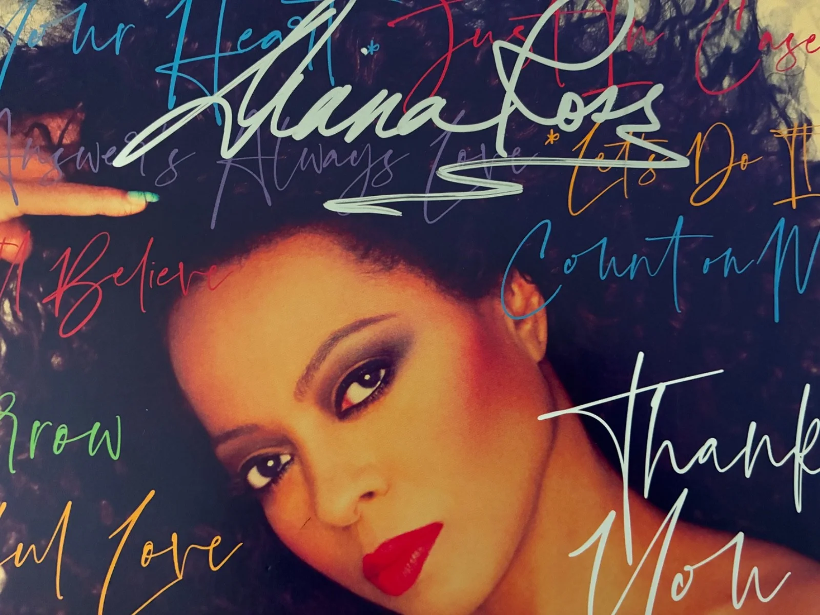 DIANA ROSS Signed THANK YOU Vinyl Record Album Autograph 2LP Gatefold Motown OG, изображение 2