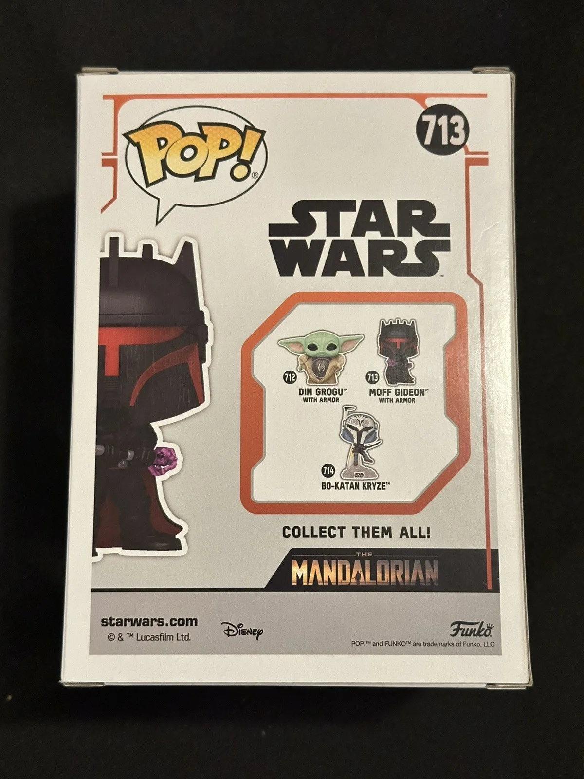 Giancarlo Esposito — Giancarlo Esposito Autograph Signed Star Wars Funko Pop JSA COA, изображение 5