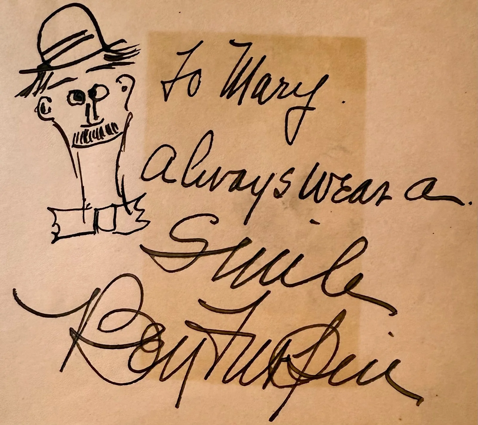 Ben Turpin — BEN TURPIN Autograph Signed 4x5 ALBUM PAGE Mr. FLIP Laurel & Hardy KEYSTONE KOPS, изображение 5