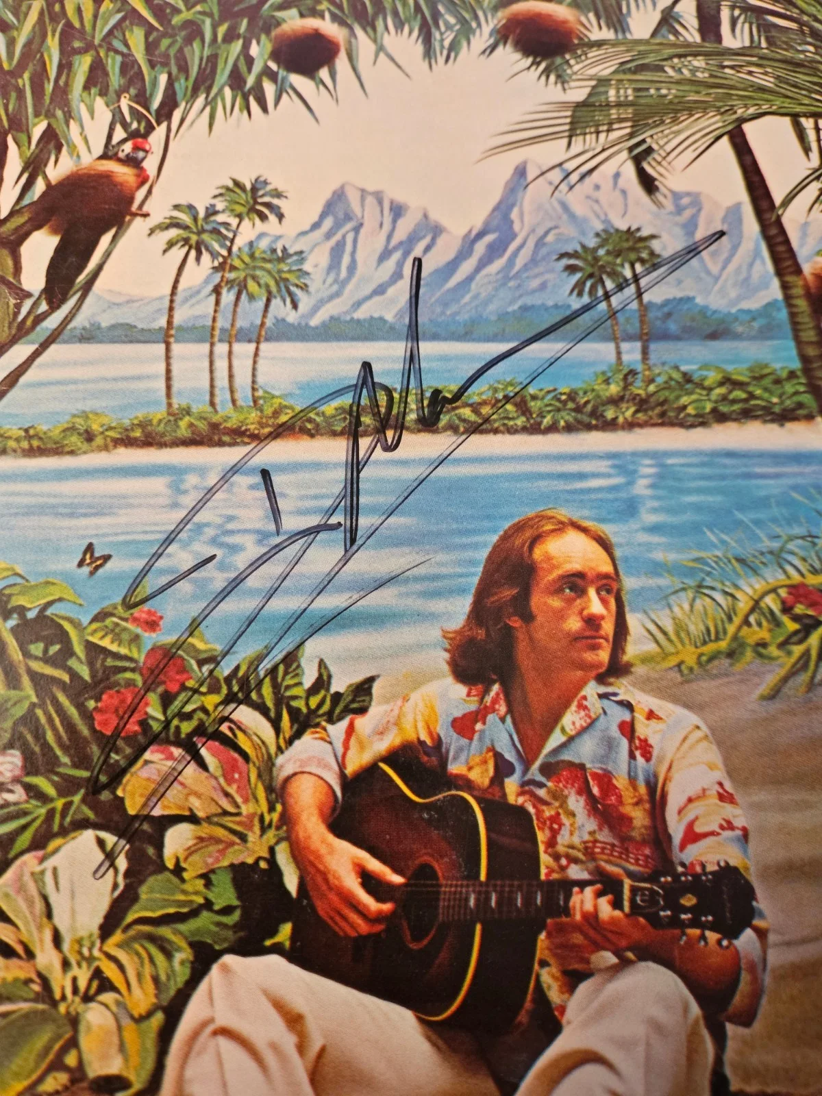 Dave Mason SIGNED LP Cover Split Coconut, image 2