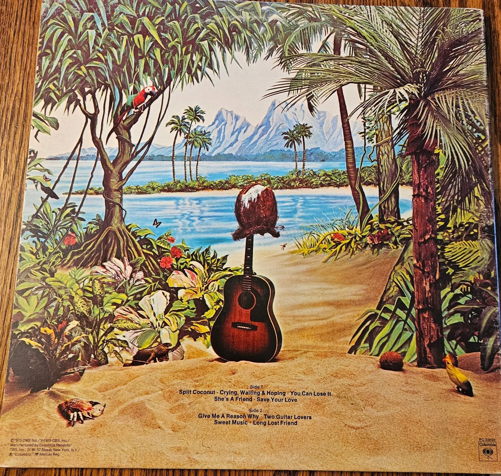 Dave Mason SIGNED LP Cover Split Coconut, image 3