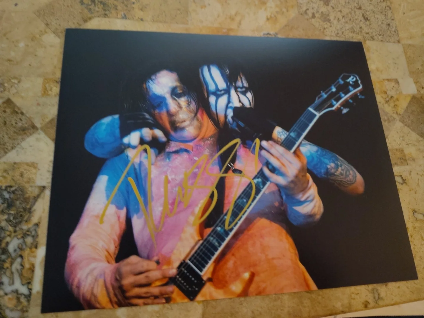 Twiggy Ramirez Signed 8x10 Marilyn Manson. Mechanical Animals Antichrist Super, изображение 3