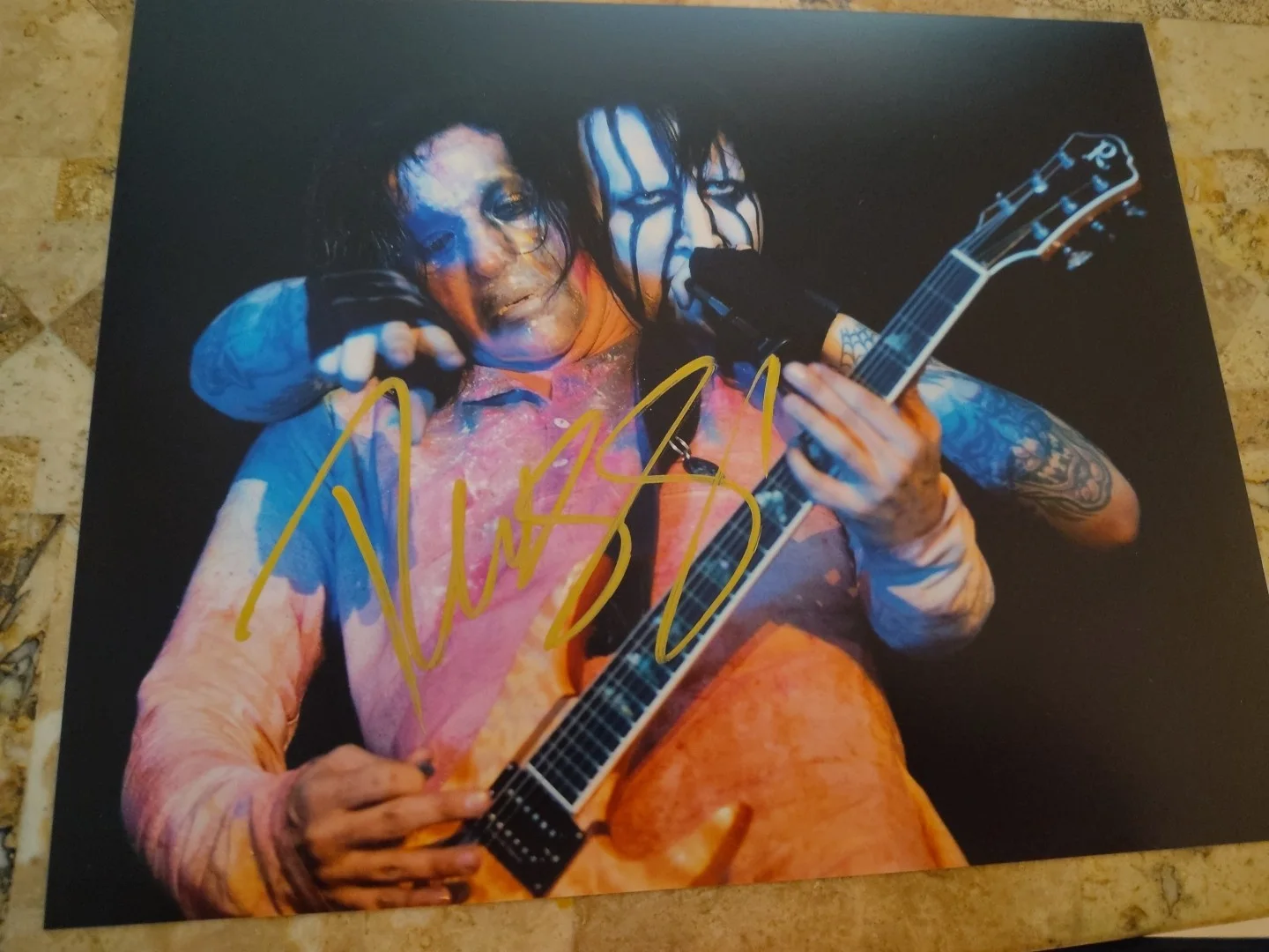 Twiggy Ramirez Signed 8x10 Marilyn Manson. Mechanical Animals Antichrist Super, изображение 5