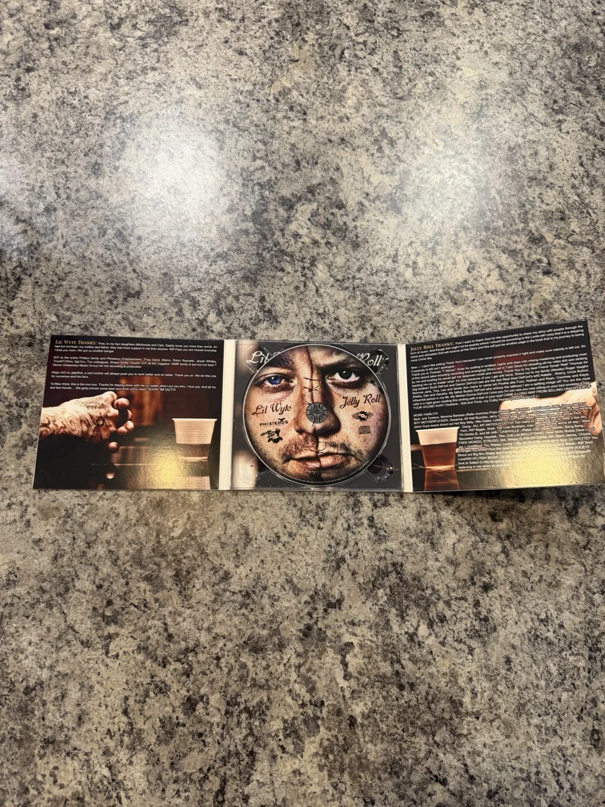Lil Wyte & Jelly Roll No Filter CD Autographed Signed by Both Artists 2013, image 5