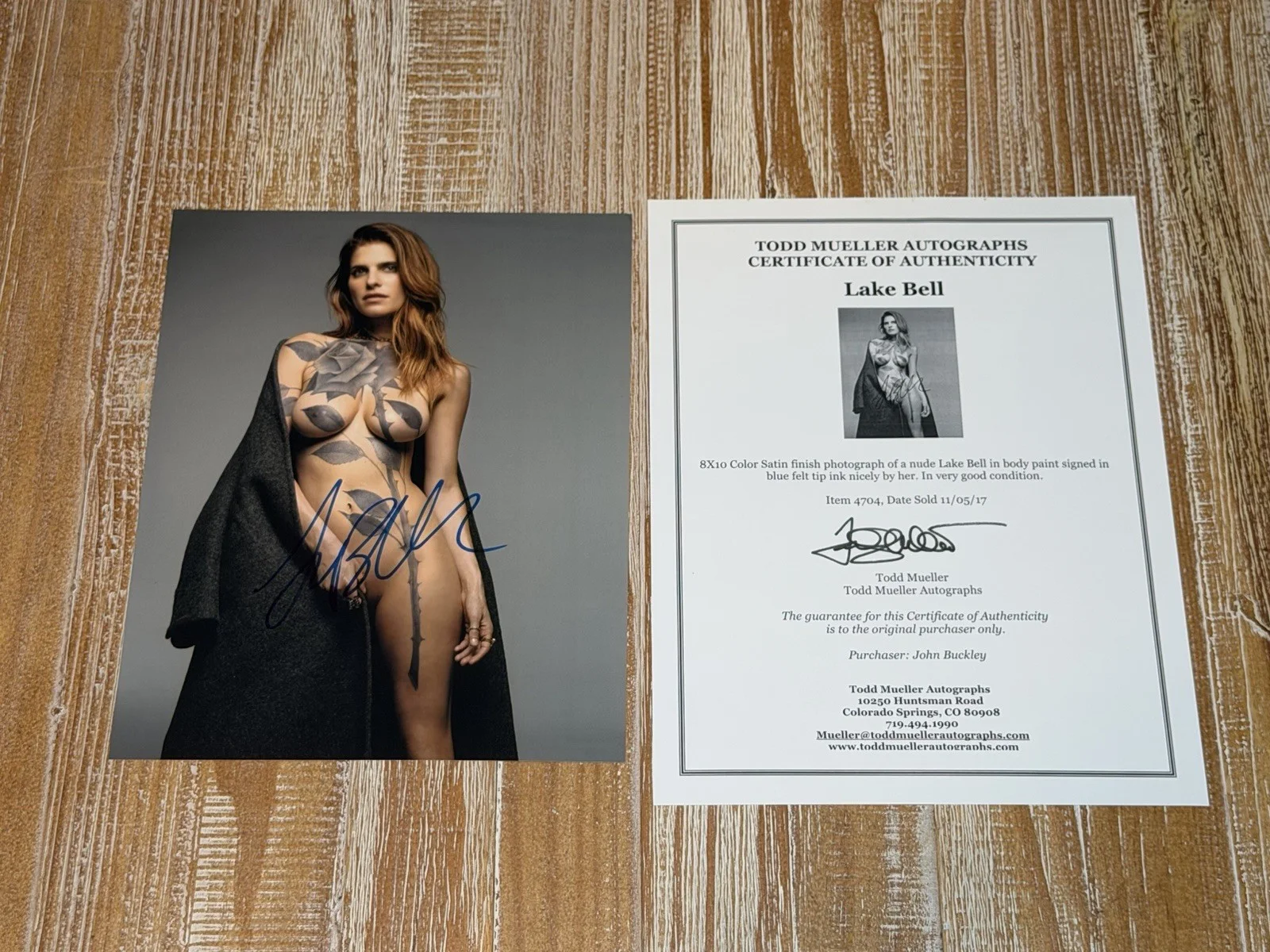 Lake Bell — Lake Bell Actress Hand Signed Autograph 8x10 Photo Certificate of Authenticity, image 2