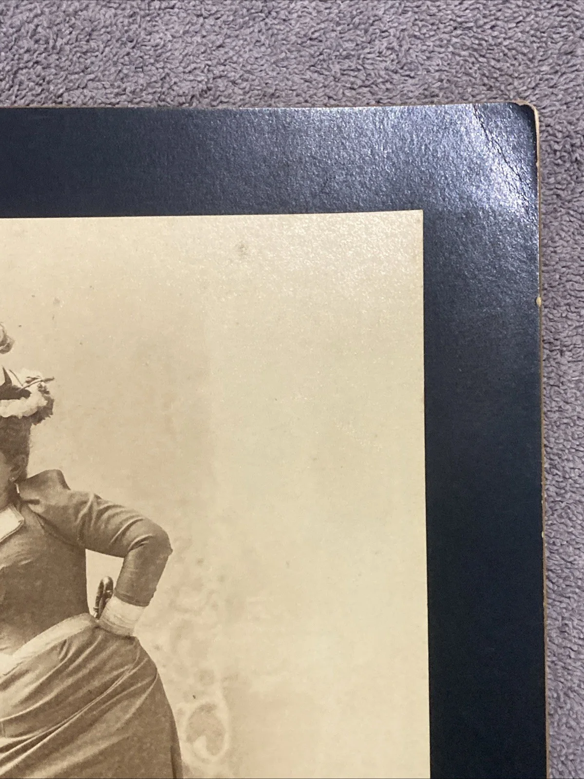 1893 Stage Actress Kate Ryan Signed Cabinet Card Boston Elmer Chickering, изображение 4