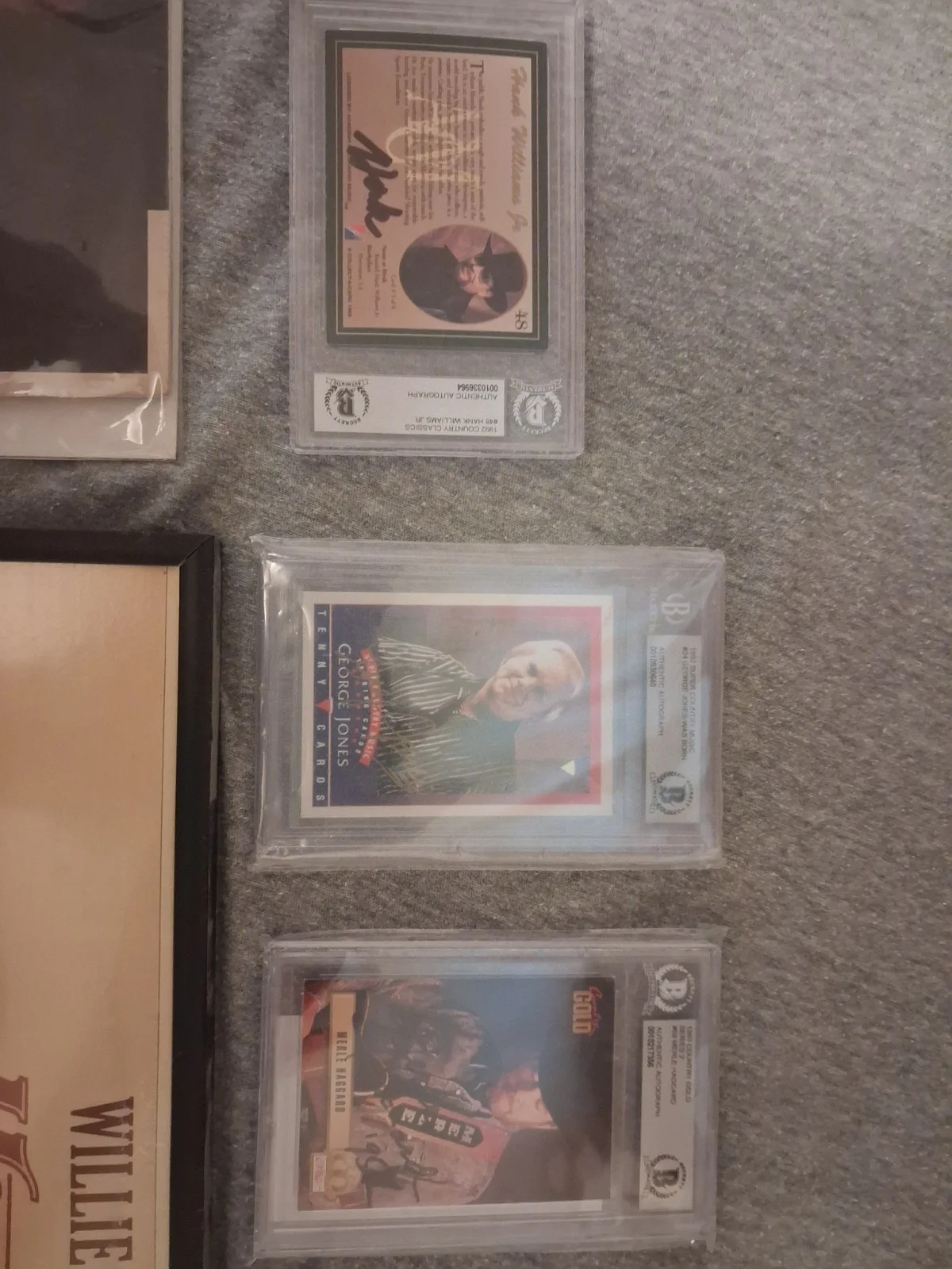 Autographed Country Music Lot Willie Nelson Waylon Hank Jr JSA/Beckett and more, изображение 2