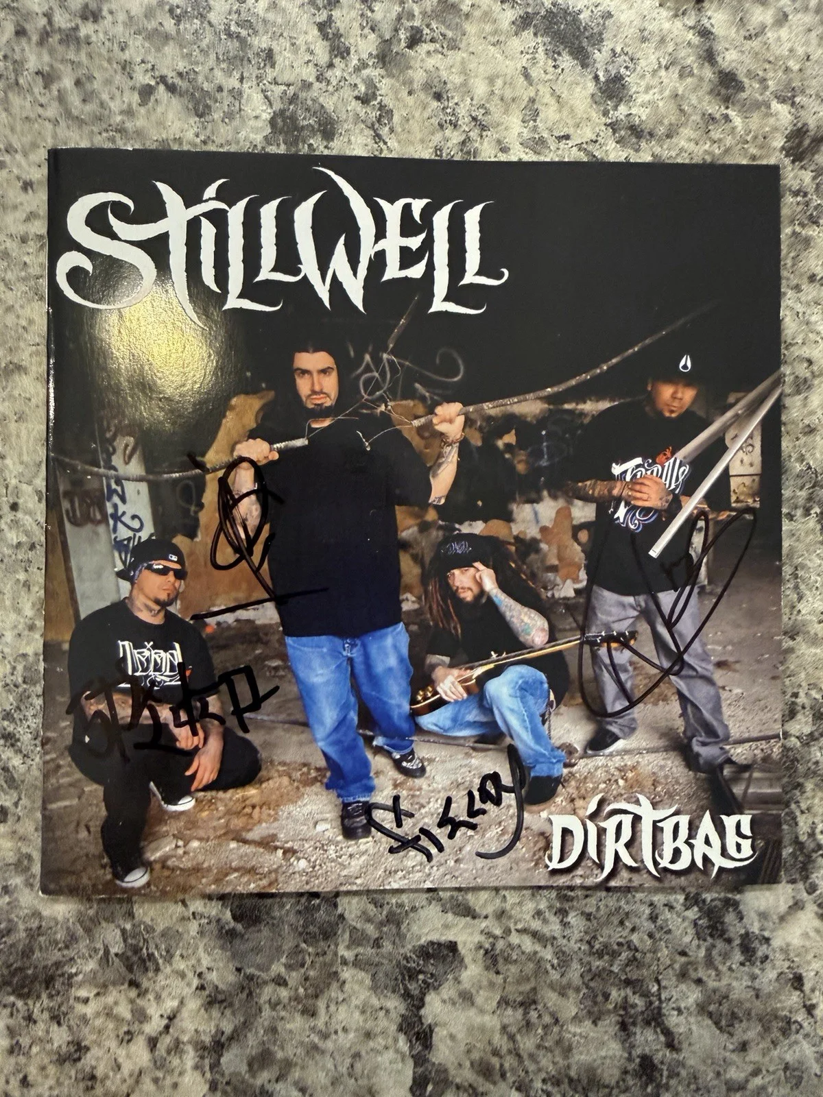 Stillwell Dirtbag CD Autographed Signed Fieldy Korn + Band Members, изображение 2