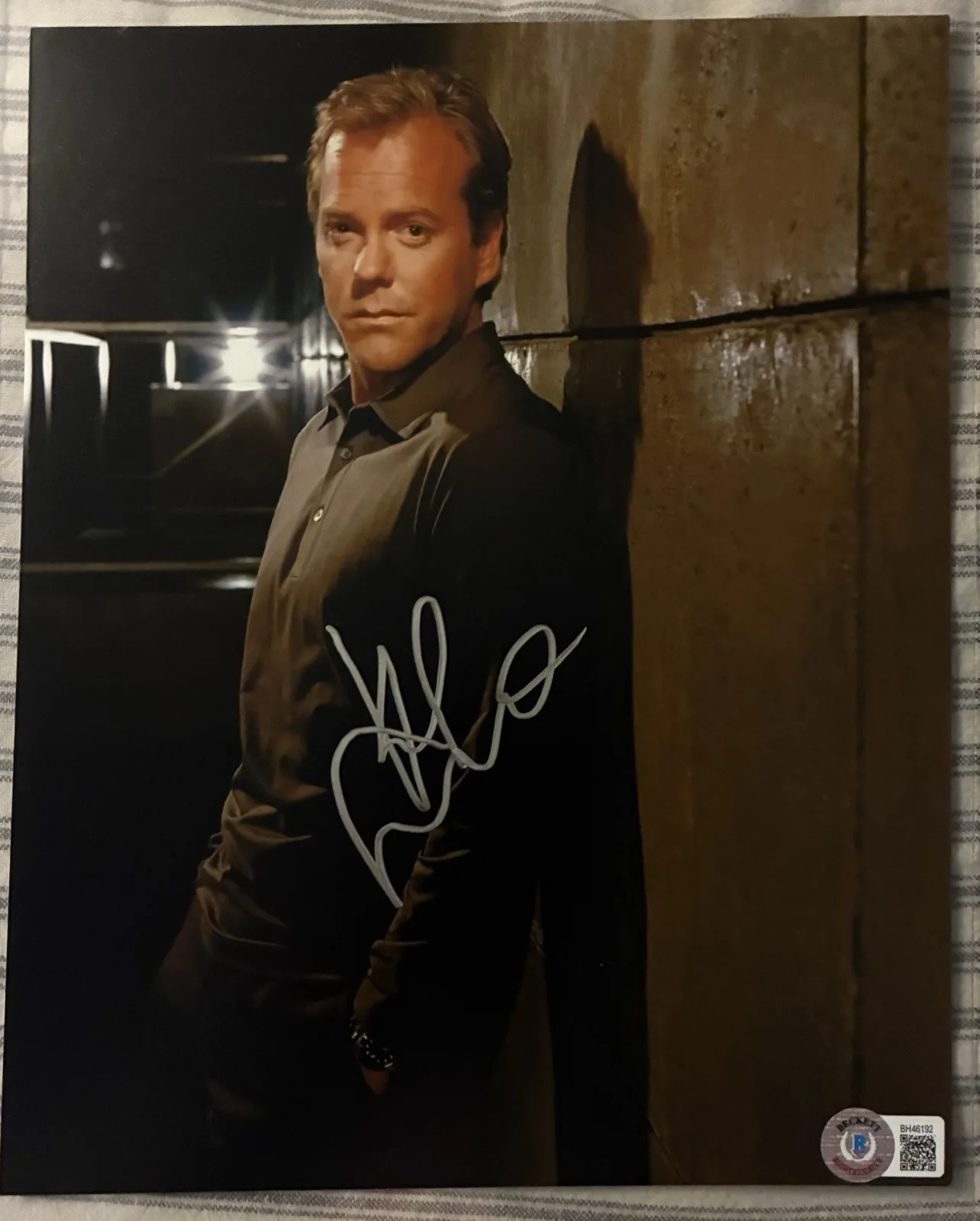 Kiefer Sutherland — Kiefer Sutherland Jack Bauer 24 Autographed Signed 8x10 Photo Beckett BAS COA