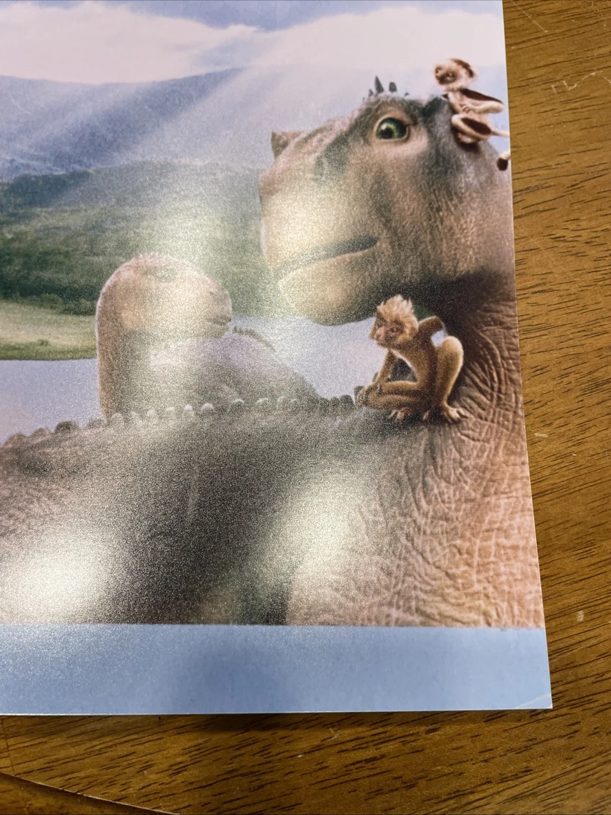 DINOSAUR MOVIE PHOTOGRAPH SIGNED Ossie Davis RIP Yar Rare! Cartoon, image 4