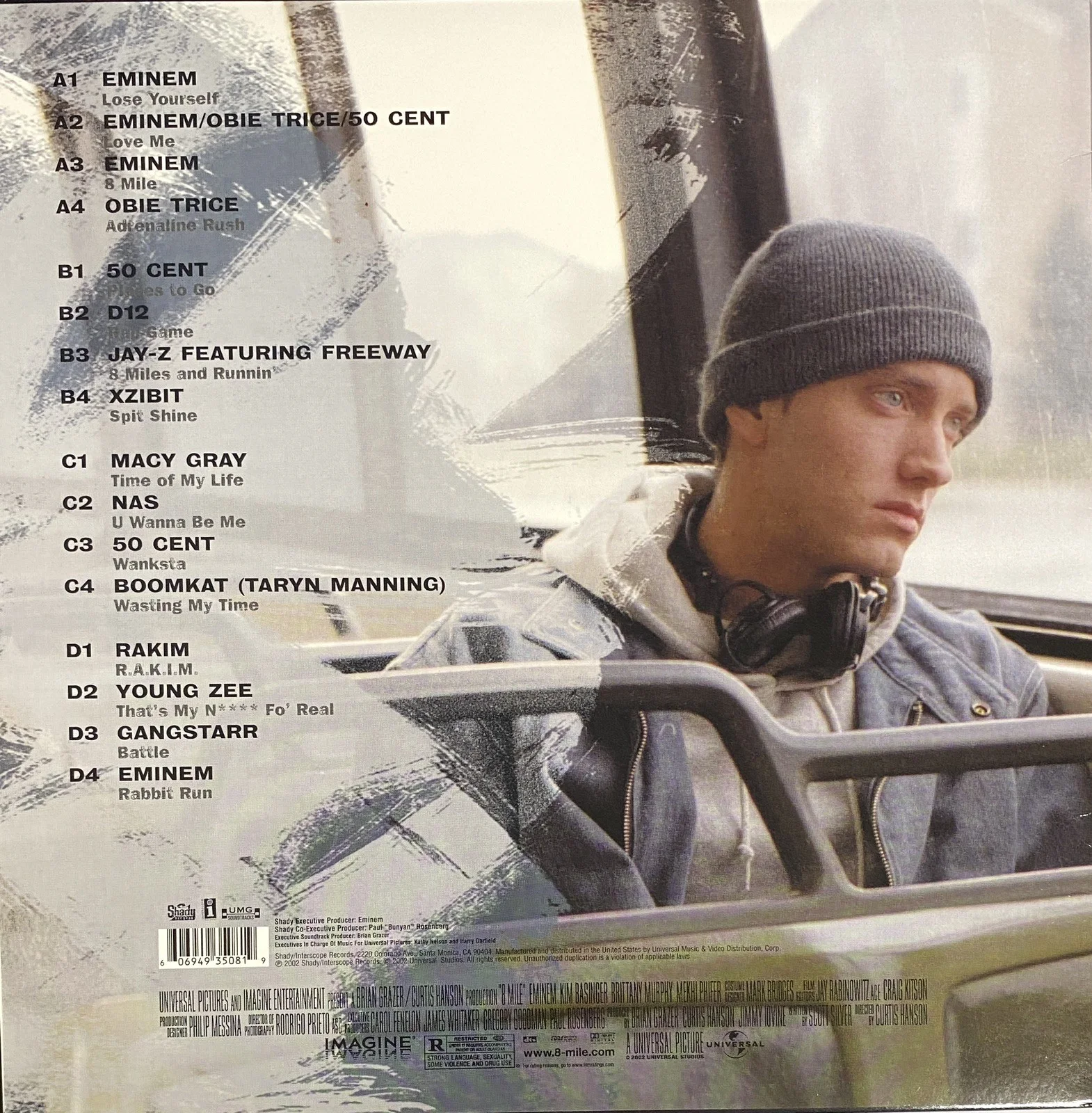 Eminem Signed 8 Mile Soundtrack LP - PSA Mint 9 + Beckett, изображение 3