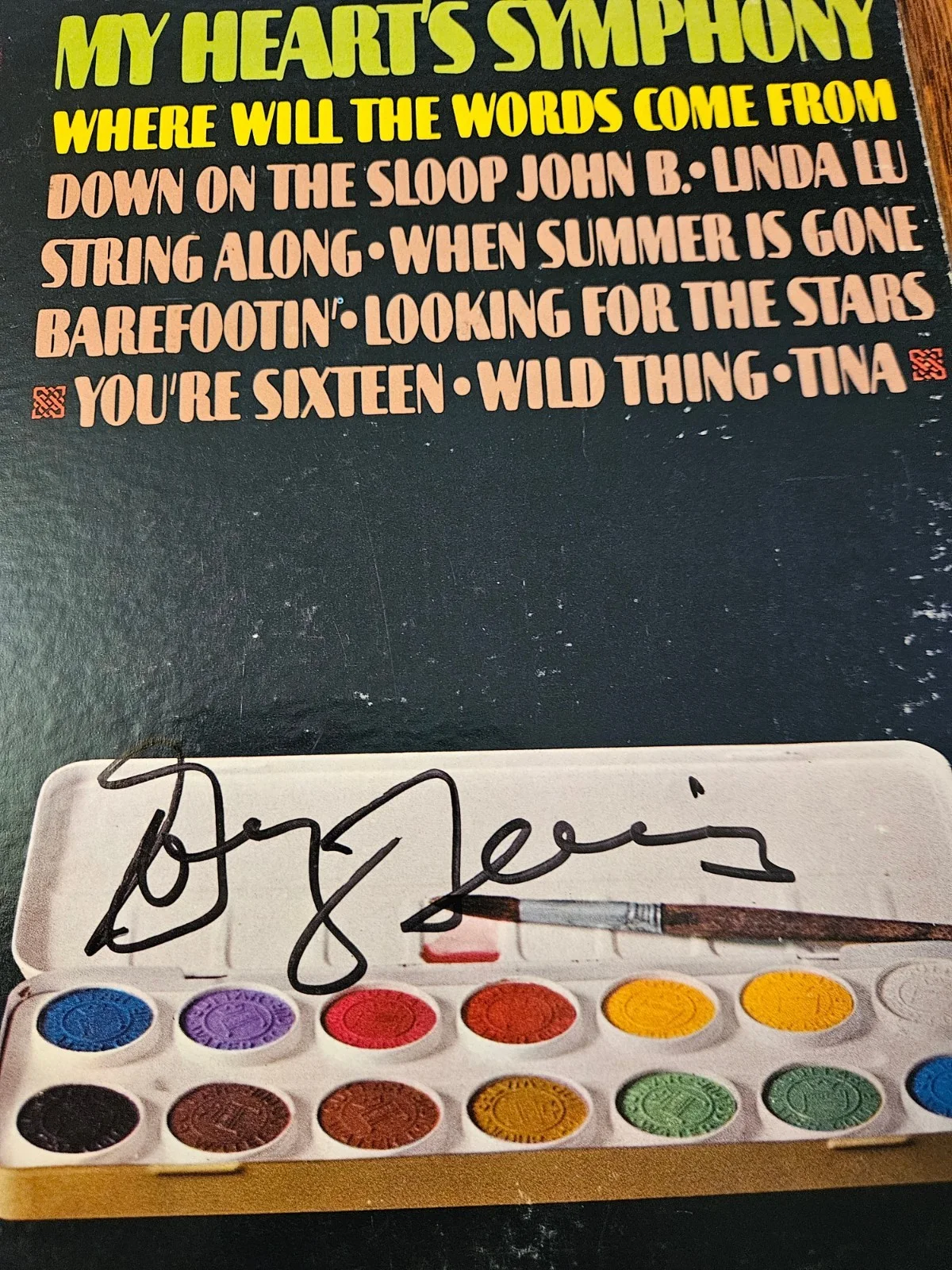 Gary Lewis And The Playboys SIGNED LP Cover, image 2