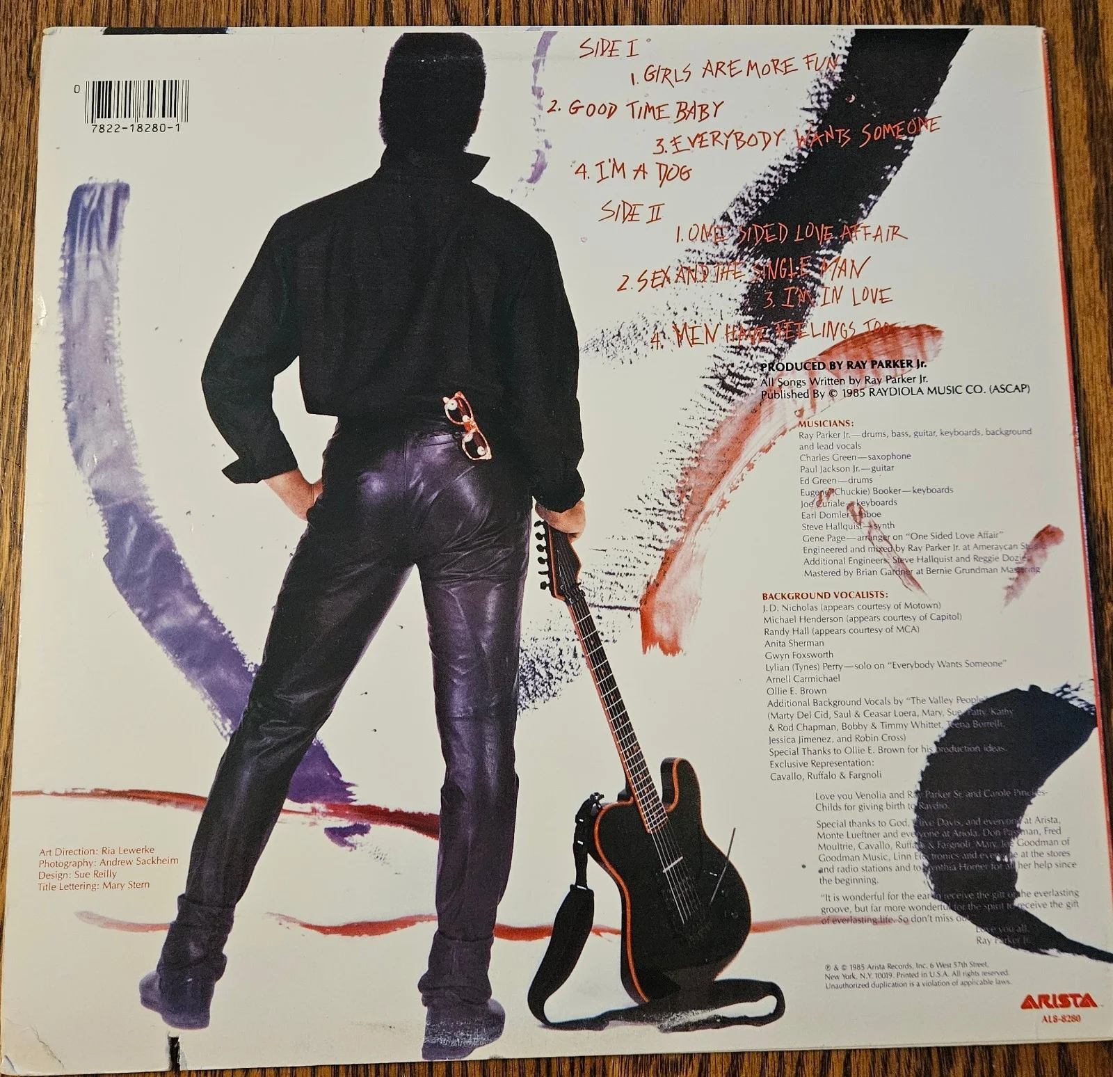 Ray Parker Jr. SIGNED Sex And The Single Man LP, image 3