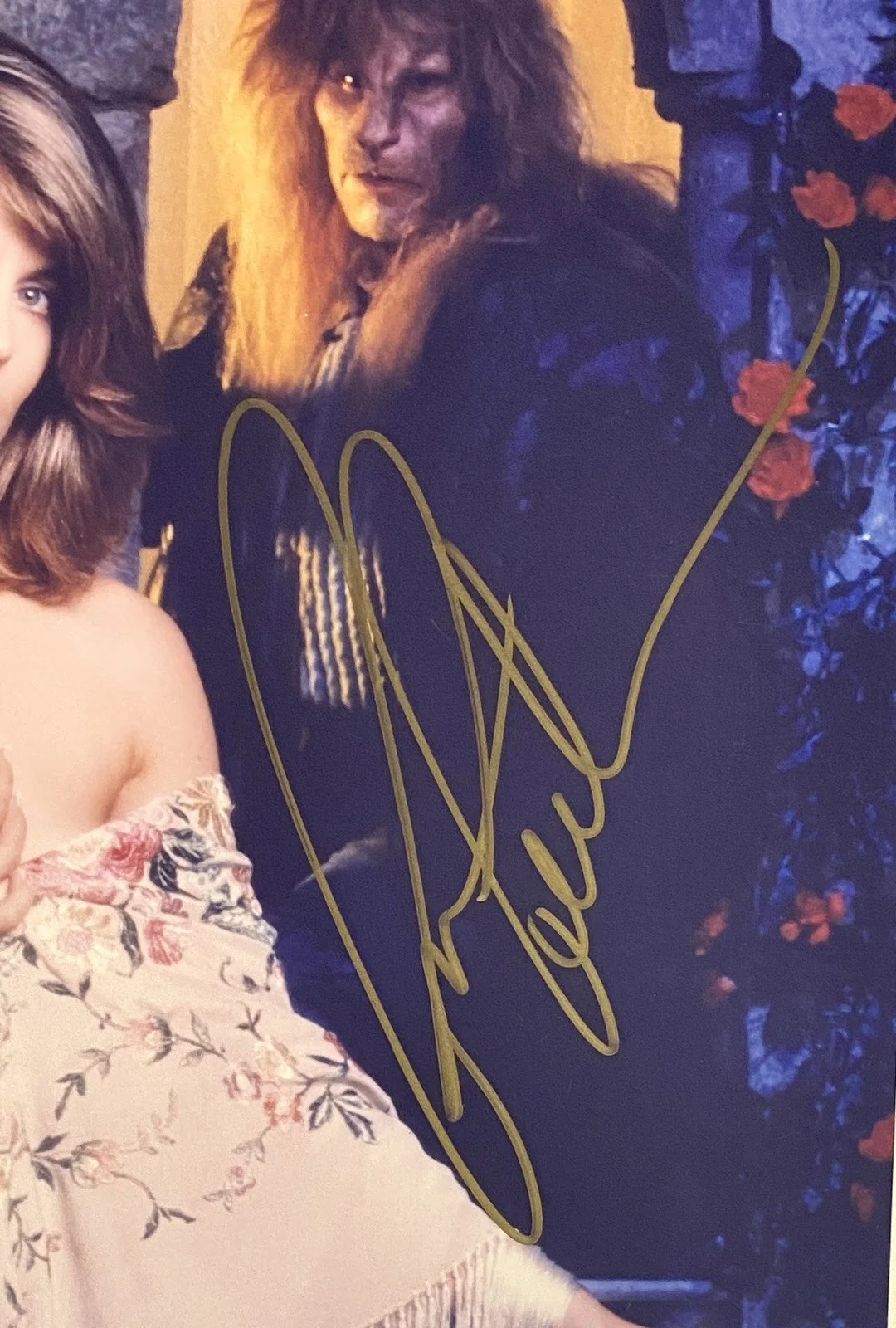 Linda Hamilton & Ron Perlman Signed Beauty and the Beast 8” x 10” Photo – PSA GE, изображение 3
