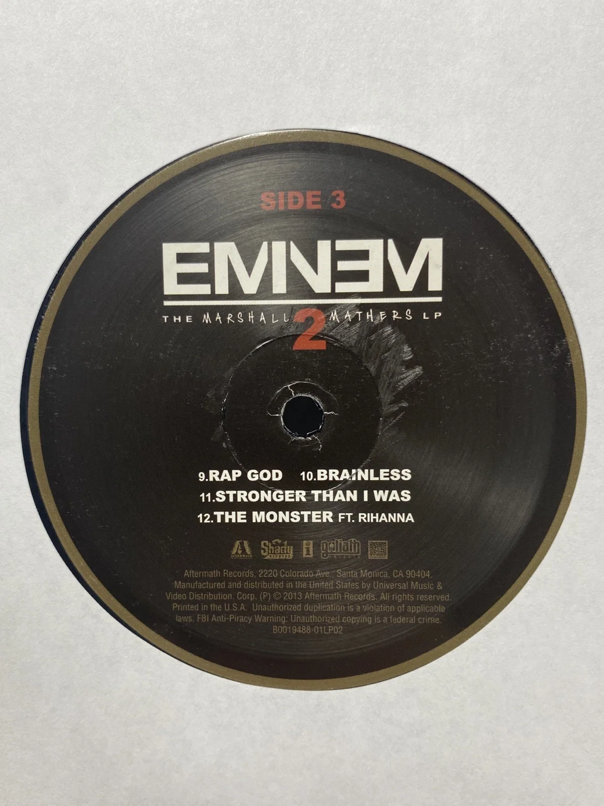 Eminem Signed The Marshall Mathers LP 2 – PSA Mint 9 + Beckett, image 4