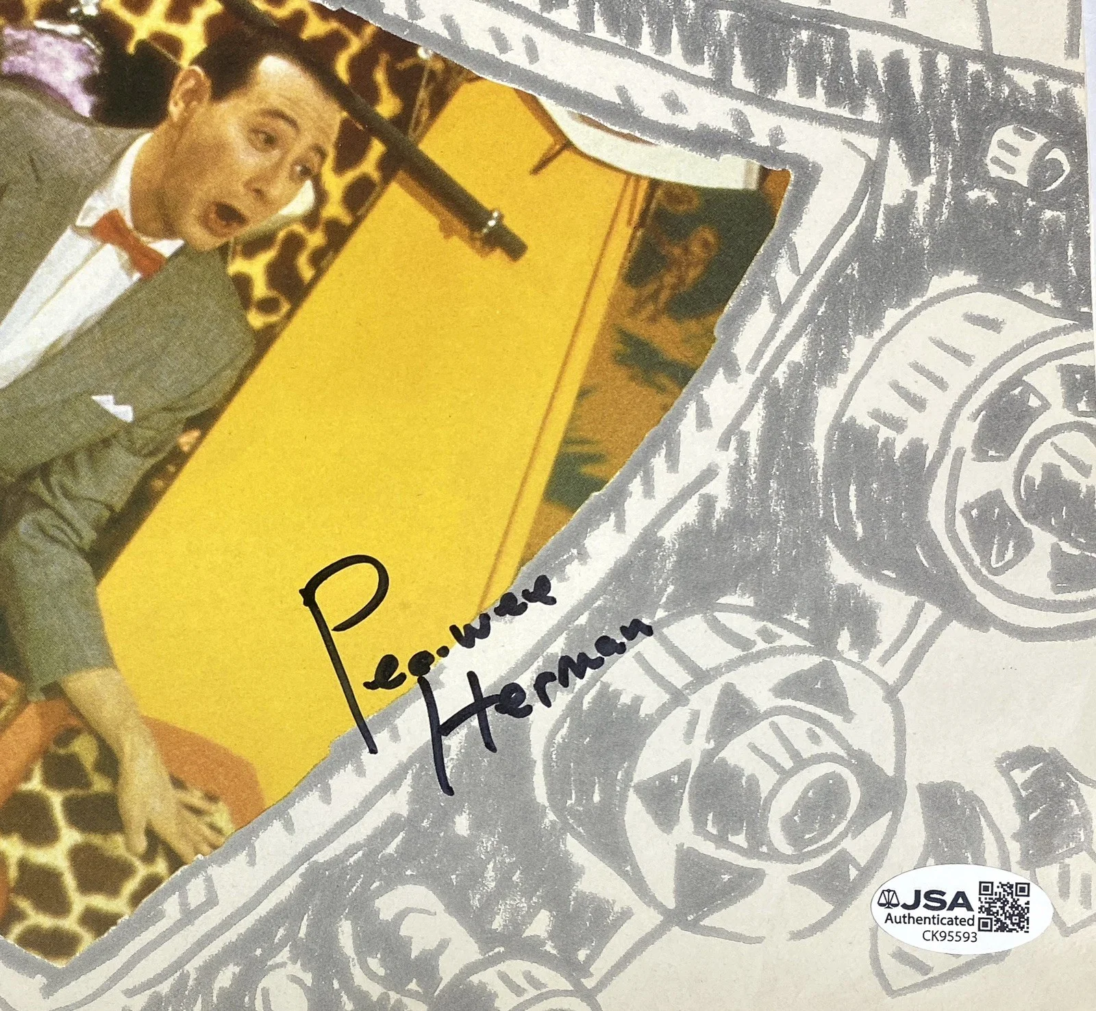 Pee-wee Herman Signed Toy & Hobby World August 1988 Magazine – JSA COA, image 2