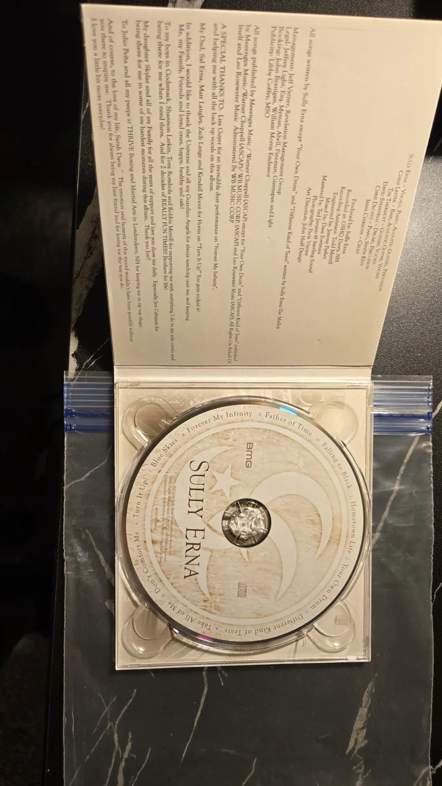 Autographed Sully Erna Hometown Life CD, image 2