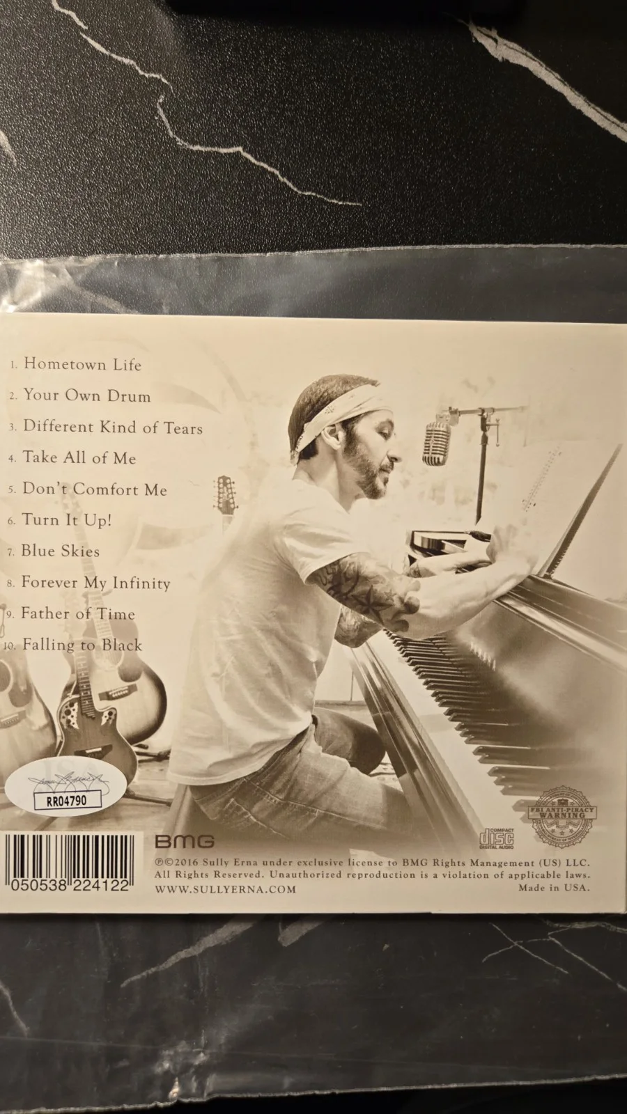 Autographed Sully Erna Hometown Life CD, image 3