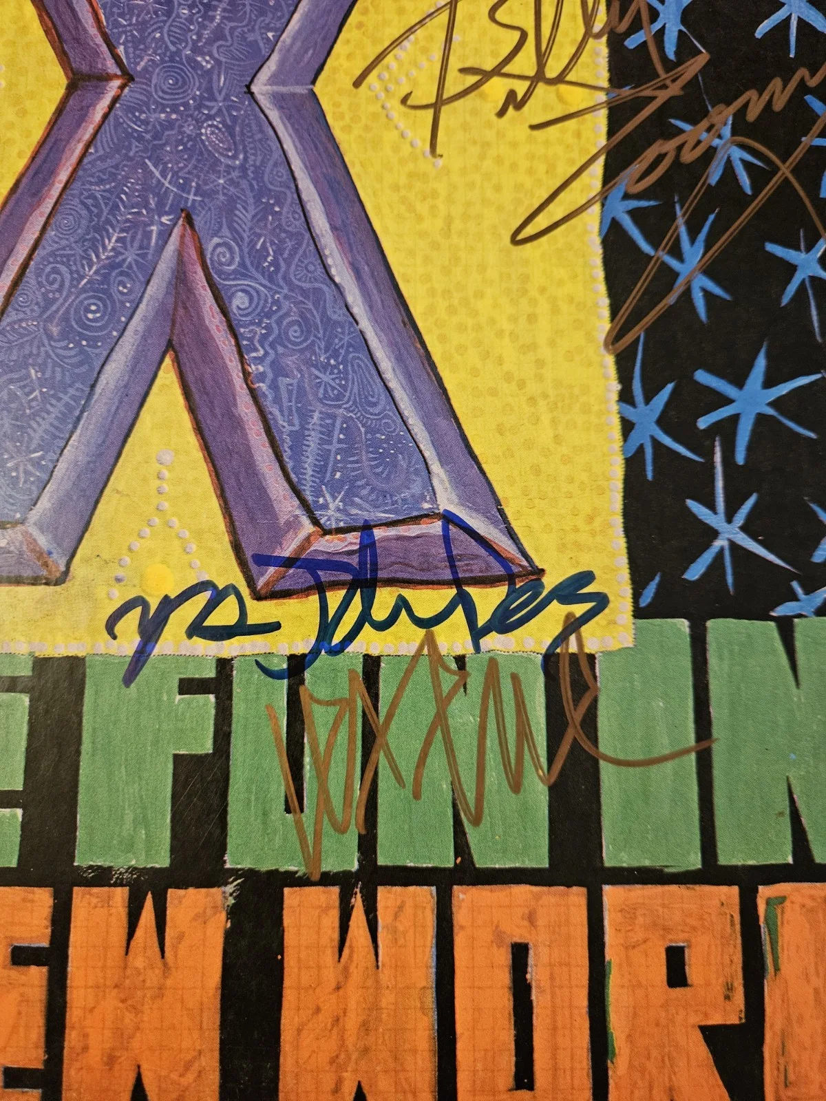 X (Punk Band) Signed LP Full Band Rare, image 3