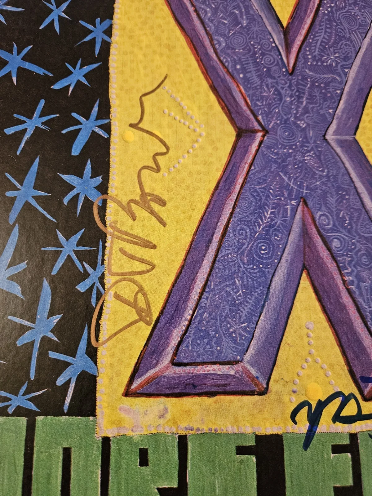 X (Punk Band) Signed LP Full Band Rare, image 5