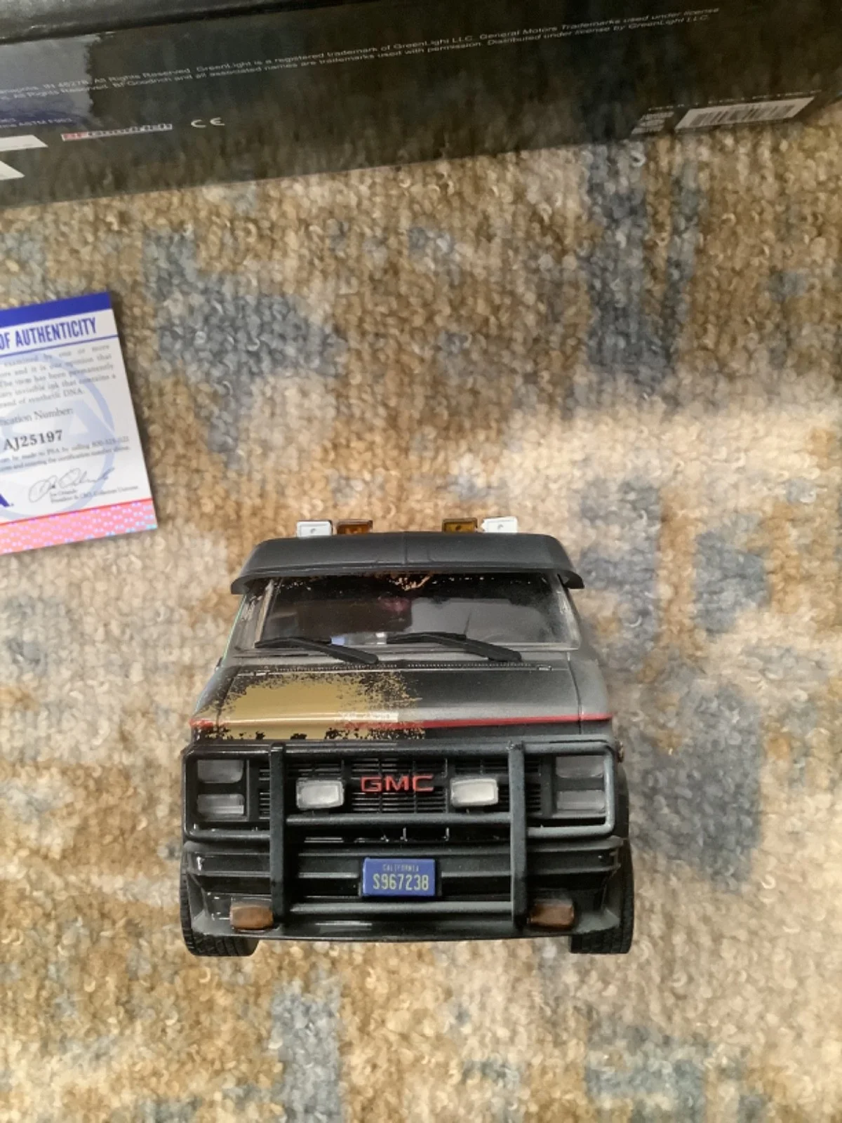 Mr. T -Dirk Benedict — 1983 GMC Vandura - Weathered (The A-Team) Mr. T Dirk Benedict signed PSA, изображение 4