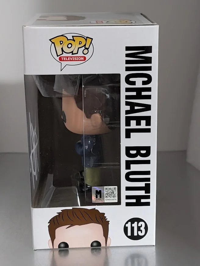 Jason Bateman — Jason Bateman Signed Funko Pop #113 2014 Michael Bluth Arrested Development, image 3