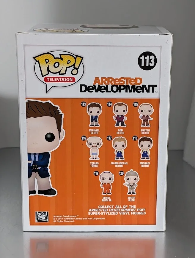 Jason Bateman — Jason Bateman Signed Funko Pop #113 2014 Michael Bluth Arrested Development, image 4