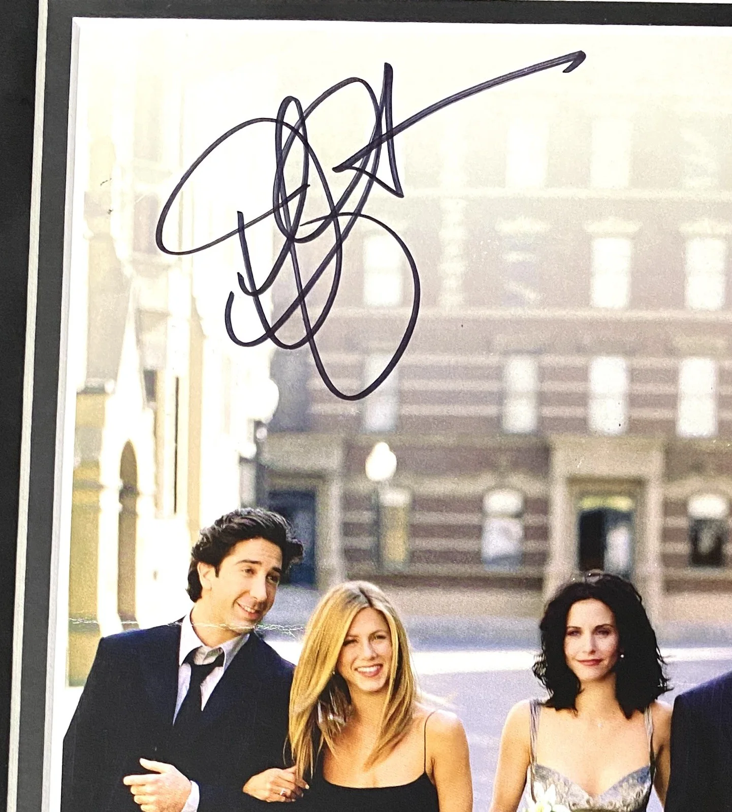 Friends Cast Signed Framed Display - Photo + 2003 Invitation – Beckett & PSA, image 3