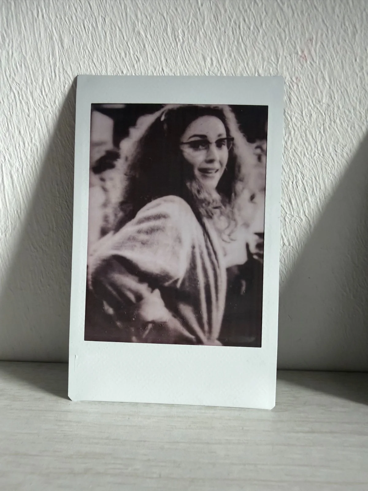 Ella Hunt Saturday Night Gilda Radner Fuji Instax Mini Black White B&W Print 2, image 2