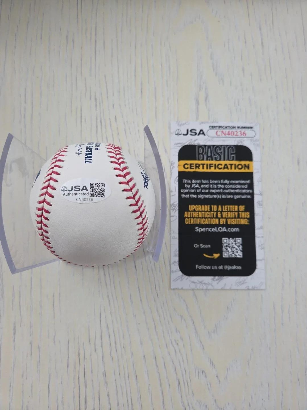 Rappin 4 Tay Autographed Signed Baseball ROMLB JSA COA Rapper Playaz Club, изображение 2