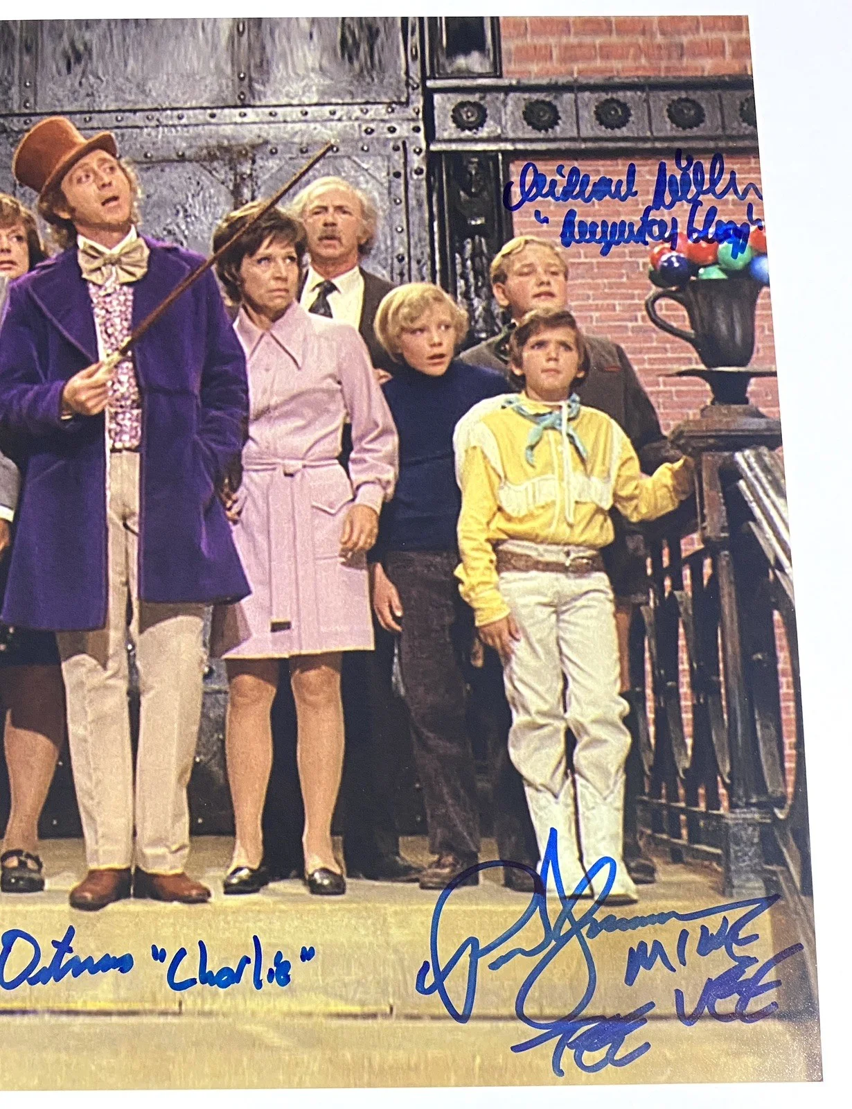 Willy Wonka & the Chocolate Factory Signed Photo- Gene Wilder & Cast - PSA, изображение 3