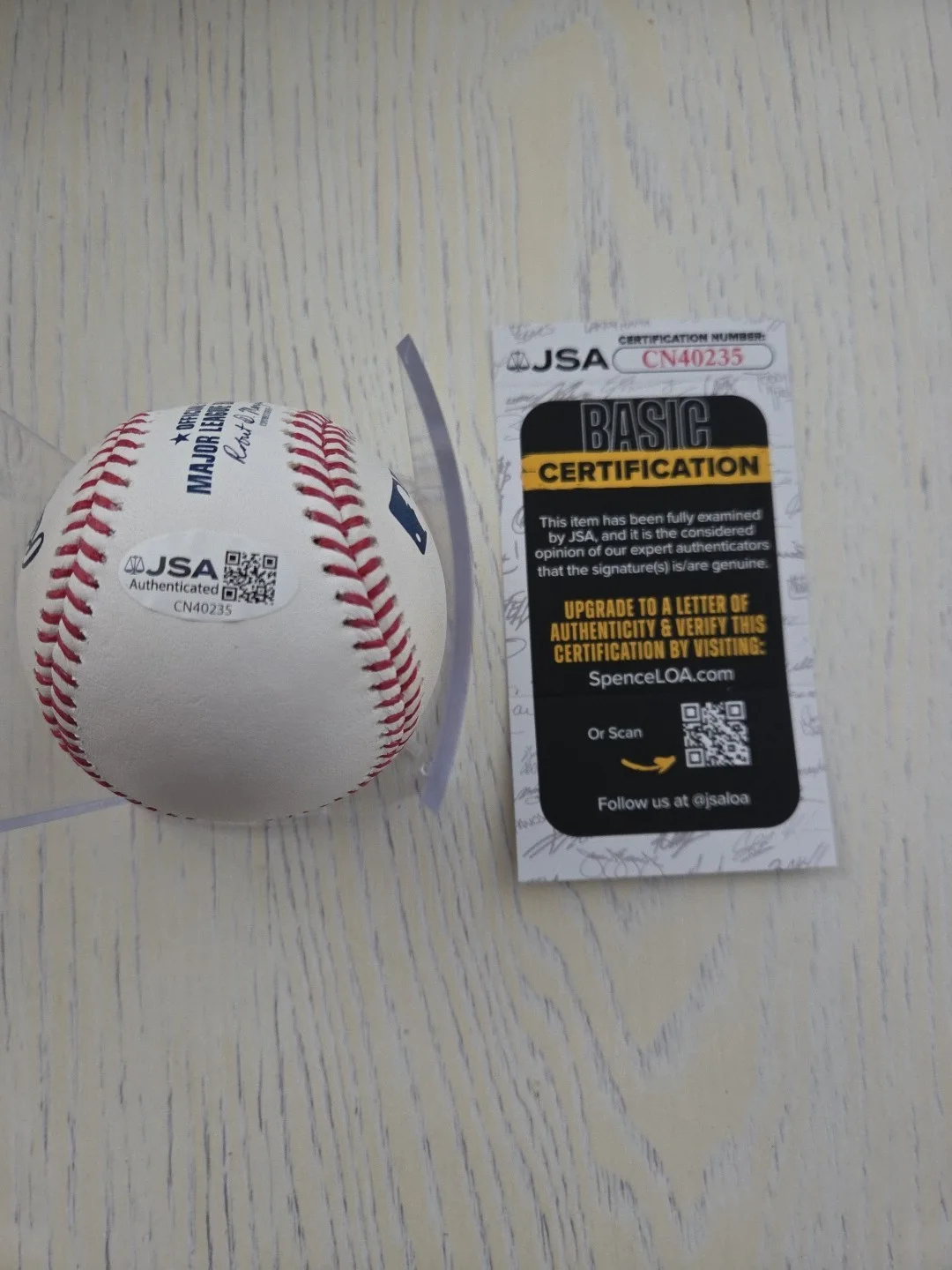 Jamie Foxx — Jamie Foxx Autographed Signed Baseball ROMLB JSA COA Actor Comedian Singer, изображение 2