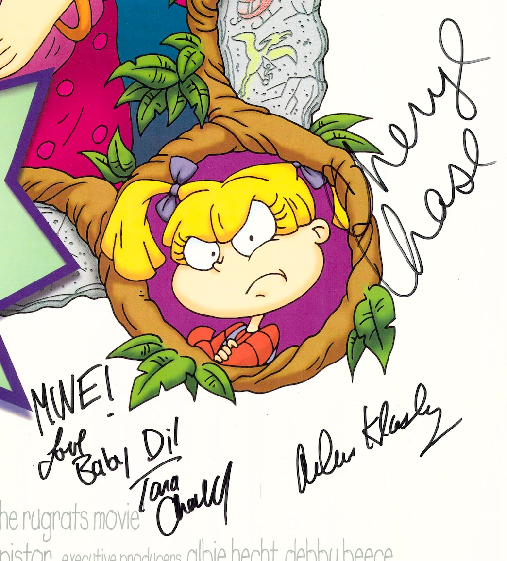 The Rugrats Movie Cast Autographed Signed Movie Poster AMCo LOA 29864, изображение 3