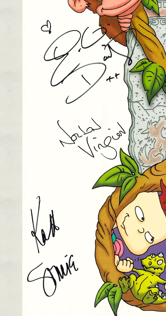 The Rugrats Movie Cast Autographed Signed Movie Poster AMCo LOA 29864, изображение 5