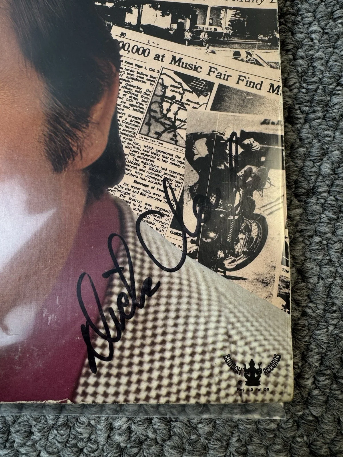 Dick Clark "20 Years Of Rock N' Roll" Vinyl - Signed - Rick Derringer & Melanie, image 2
