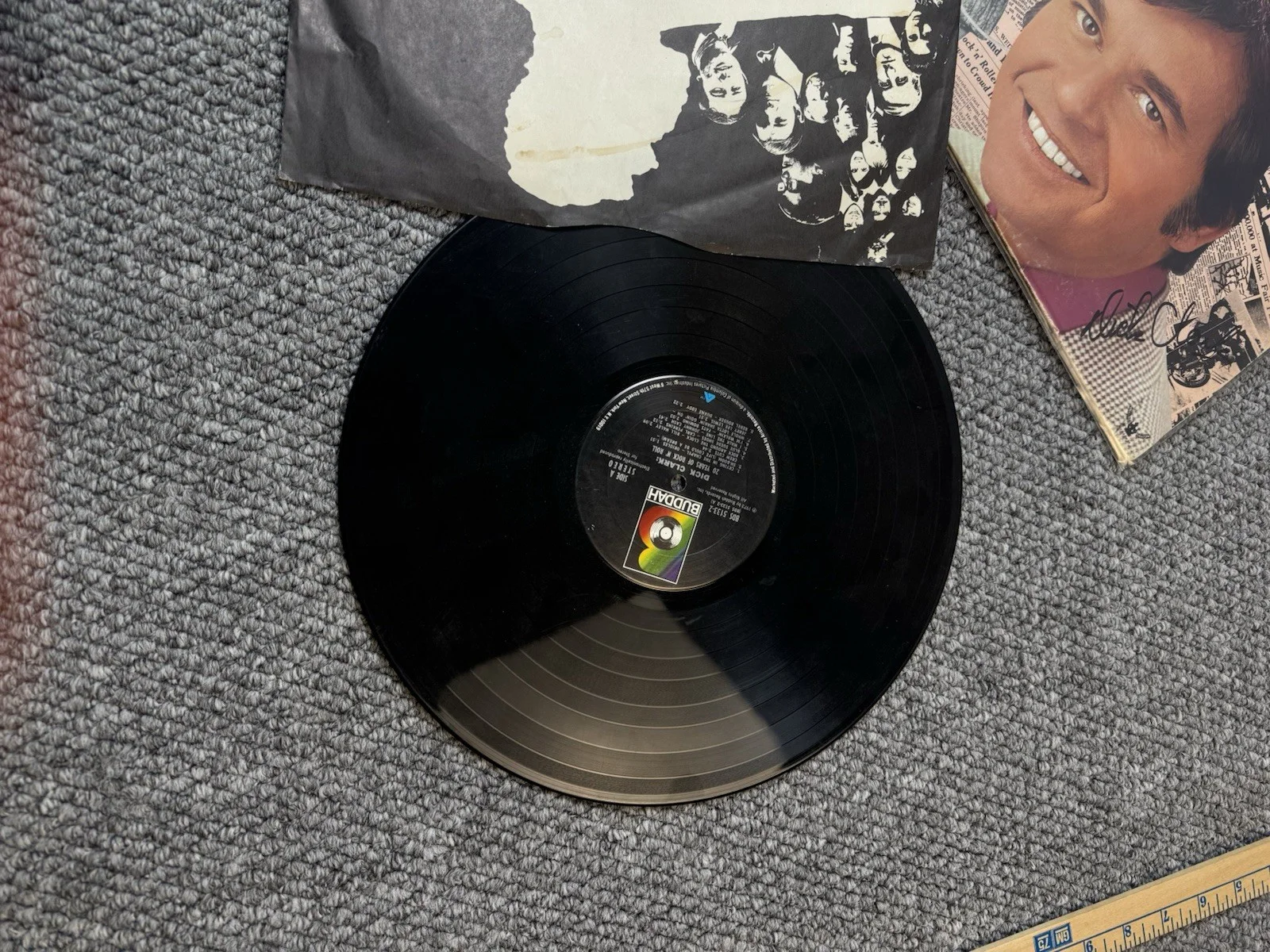 Dick Clark "20 Years Of Rock N' Roll" Vinyl - Signed - Rick Derringer & Melanie, image 4
