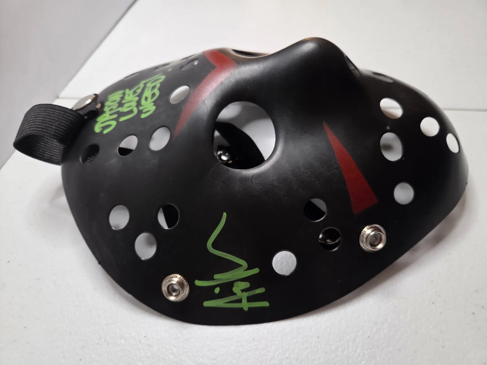 Ari Lehman — Ari Lehman Signed Jason Voorhees Mask Beckett Authenticated, image 2