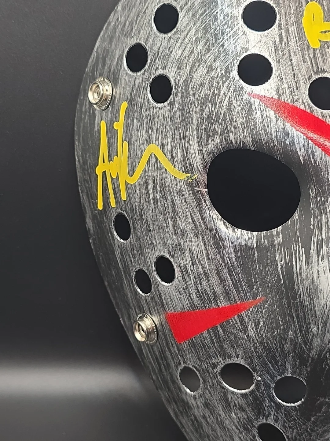 Ari Lehman — Ari Lehman Autograph Jason Mask Beckett Certified, изображение 2