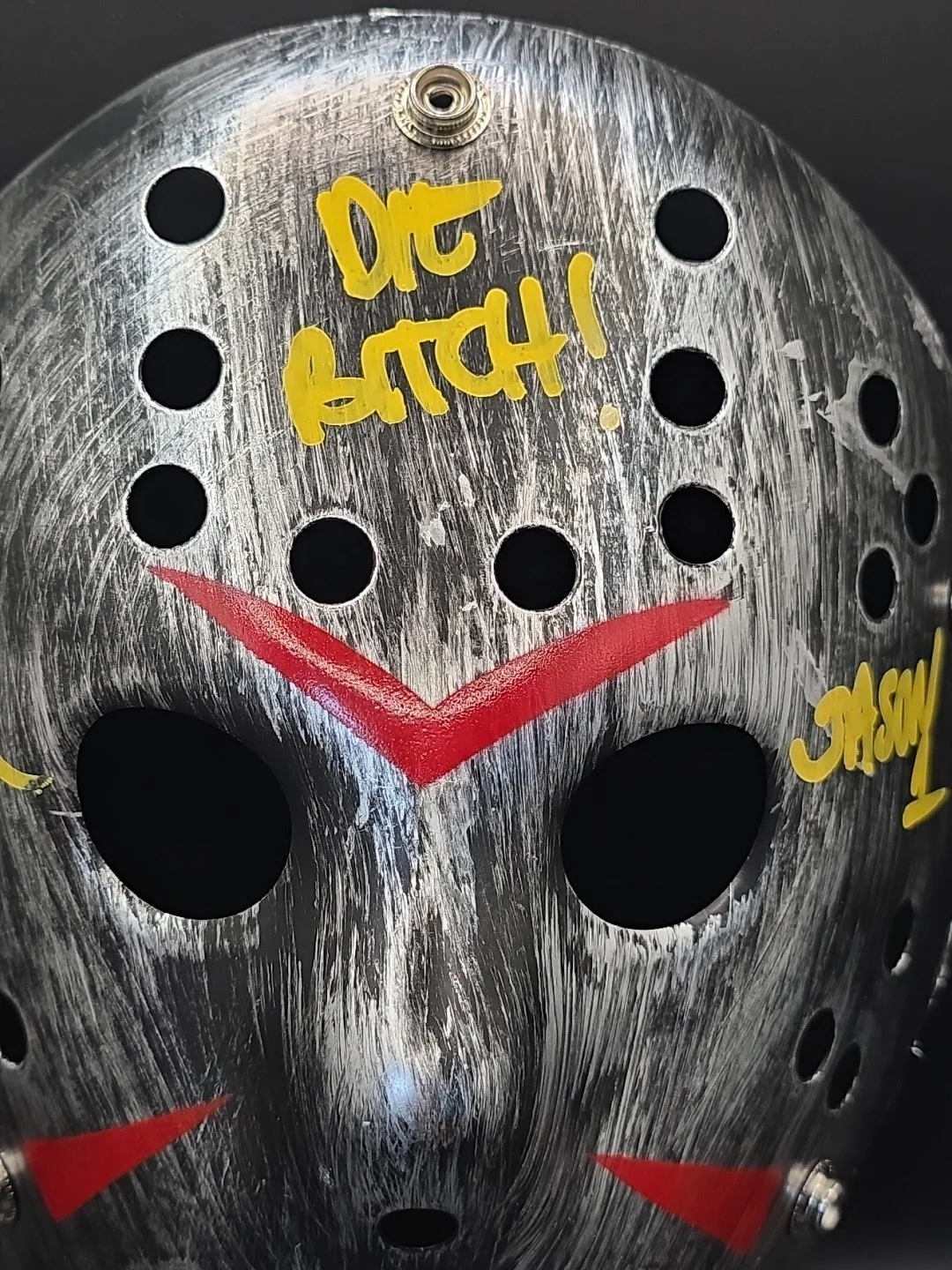 Ari Lehman — Ari Lehman Autograph Jason Mask Beckett Certified, изображение 3