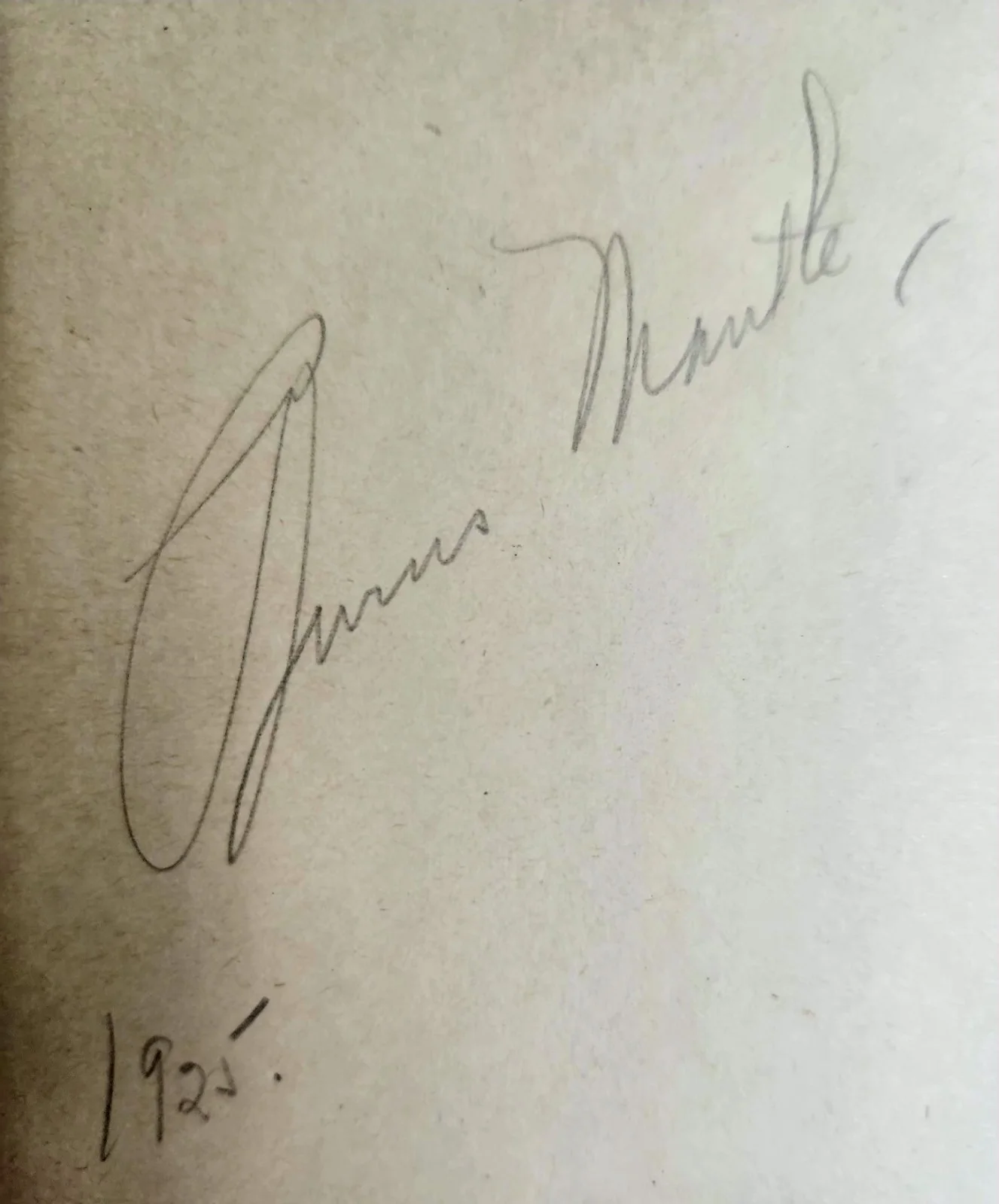 Very Choice AUTOGRAPHED Senior NY Critic BURNS MANTLE, silent Film Screenwriter, изображение 2
