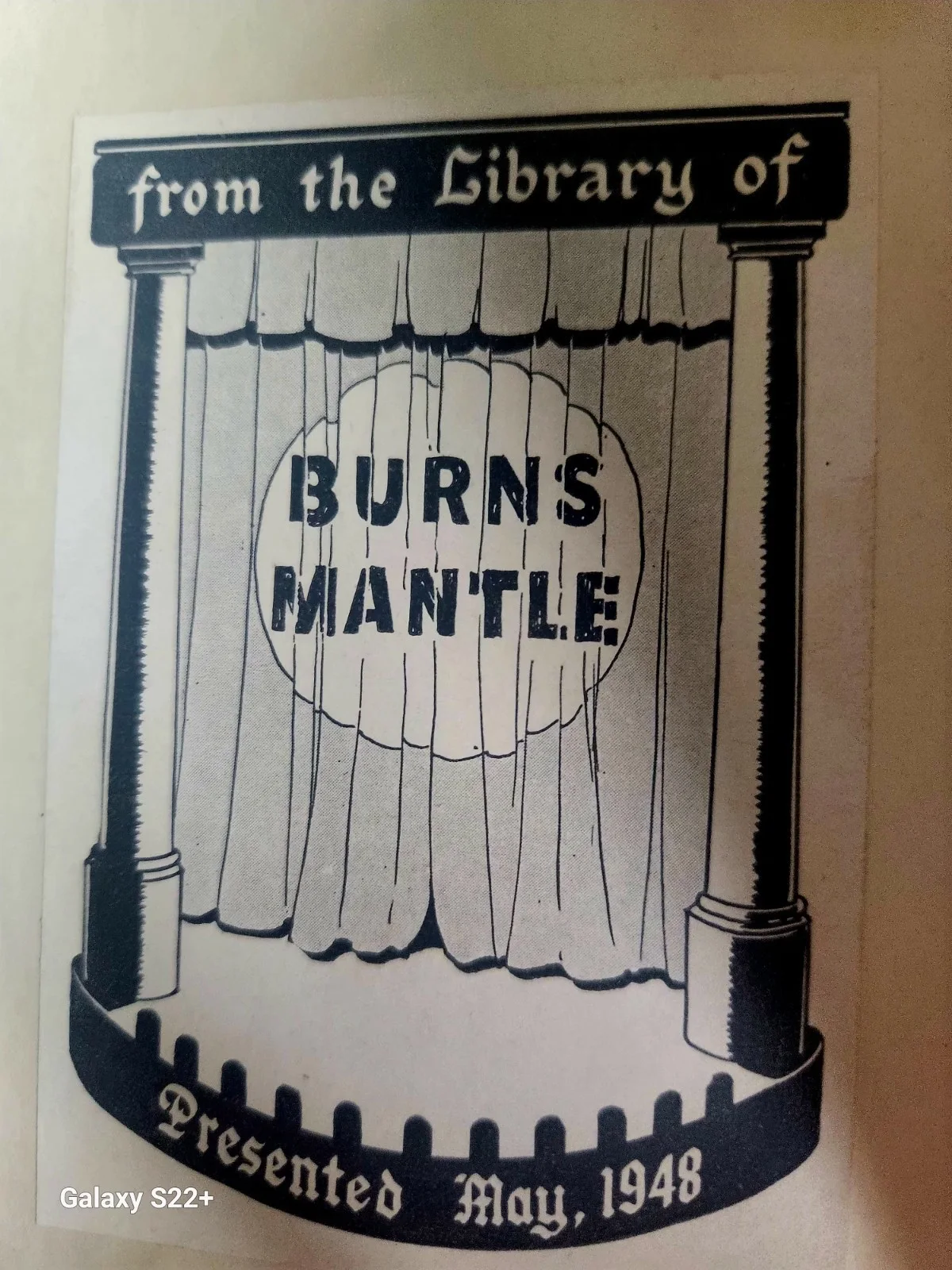 Very Choice AUTOGRAPHED Senior NY Critic BURNS MANTLE, silent Film Screenwriter, изображение 3