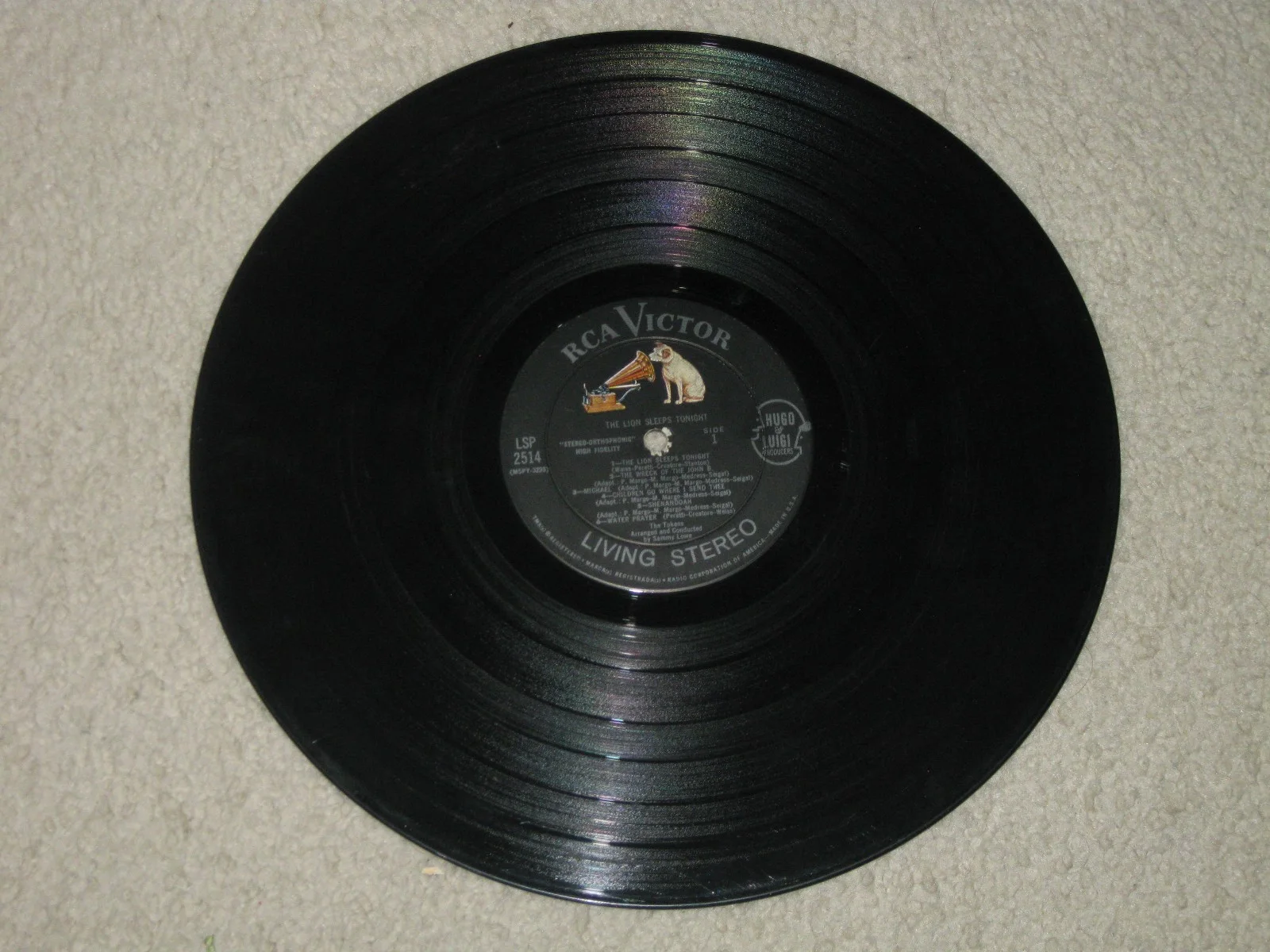 THE LION SLEEPS TONIGHT SIGNED ALBUM TOKENS, изображение 5