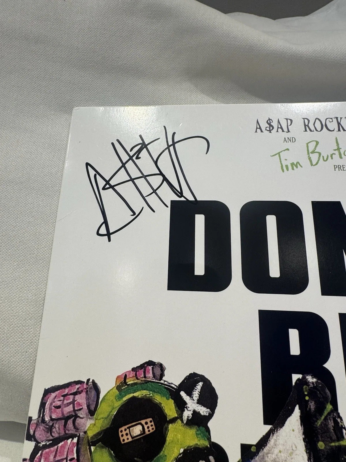 ASAP ROCKY SIGNED DONT BE DUMB VINYL RECORD BECKETT BAS COA, image 2