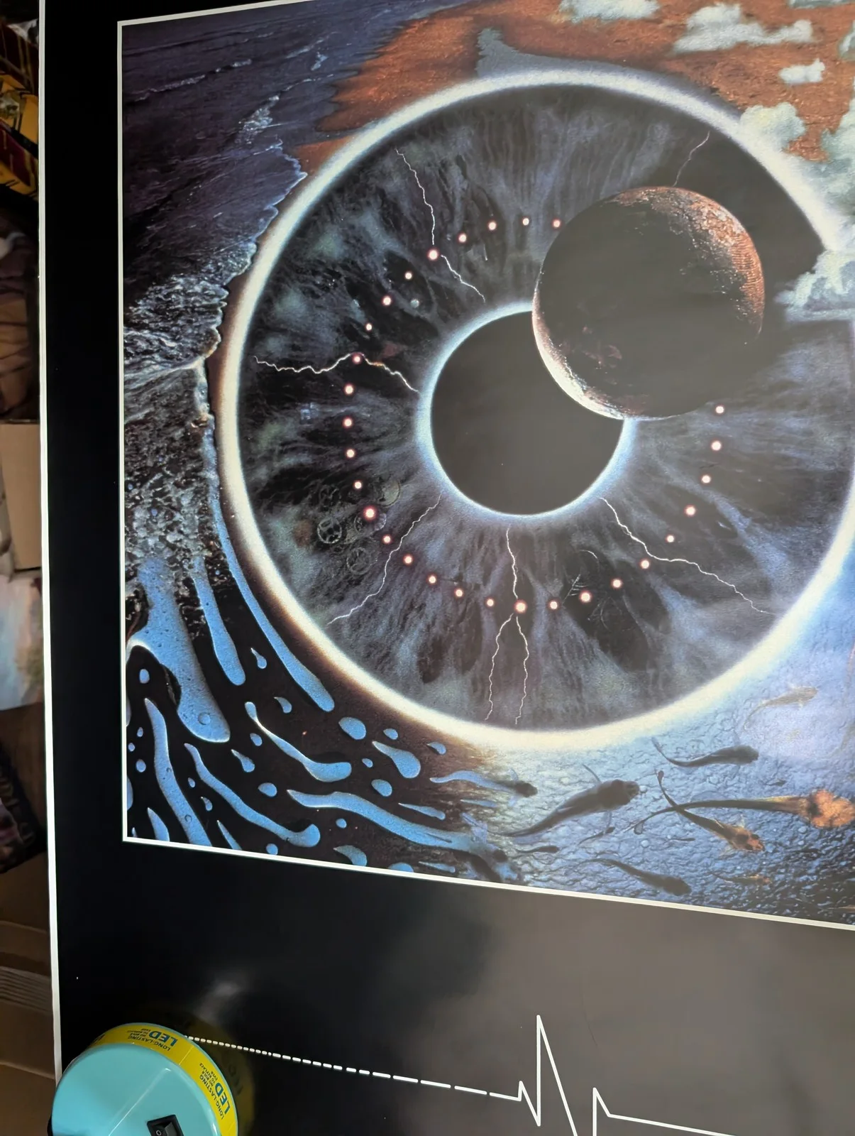 Pink Floyd P•U•L•S•E Vintage Original Concert Album Art Promo Poster 24x36, изображение 3