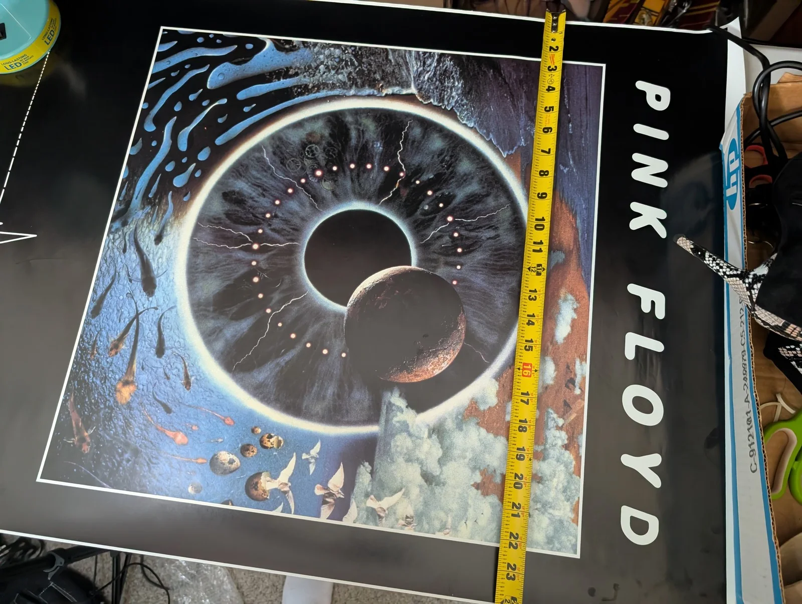 Pink Floyd P•U•L•S•E Vintage Original Concert Album Art Promo Poster 24x36, изображение 5