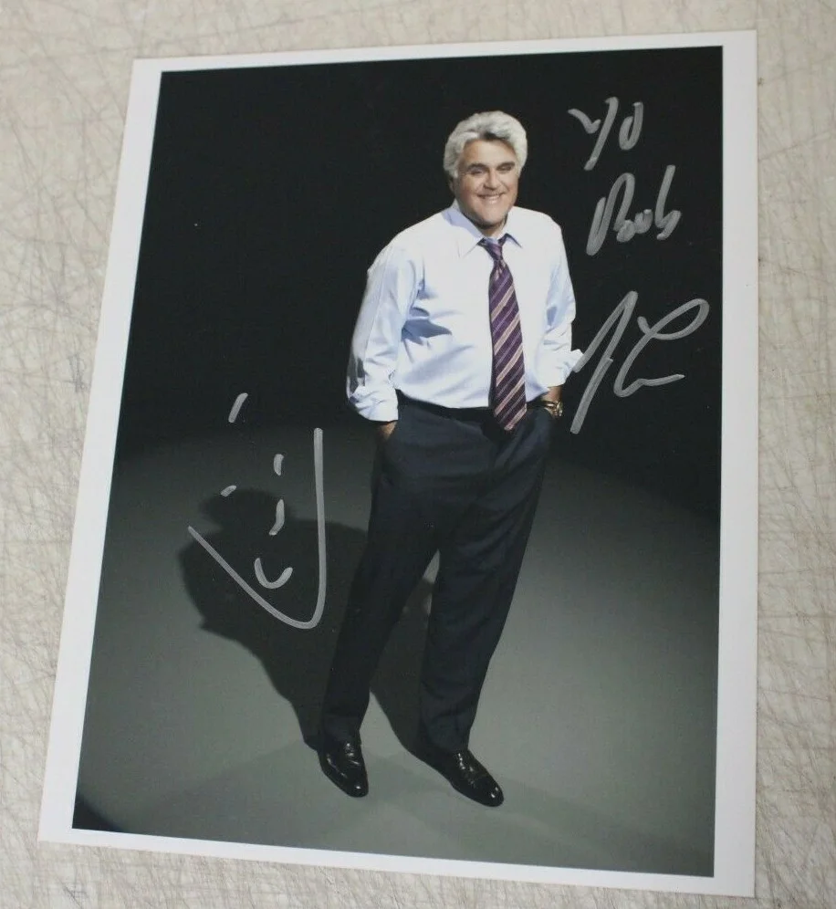 JAY LENO — JAY LENO AUTOGRAPH SIGNED PHOTO THE TONIGHT SHOW 8X10, image 2
