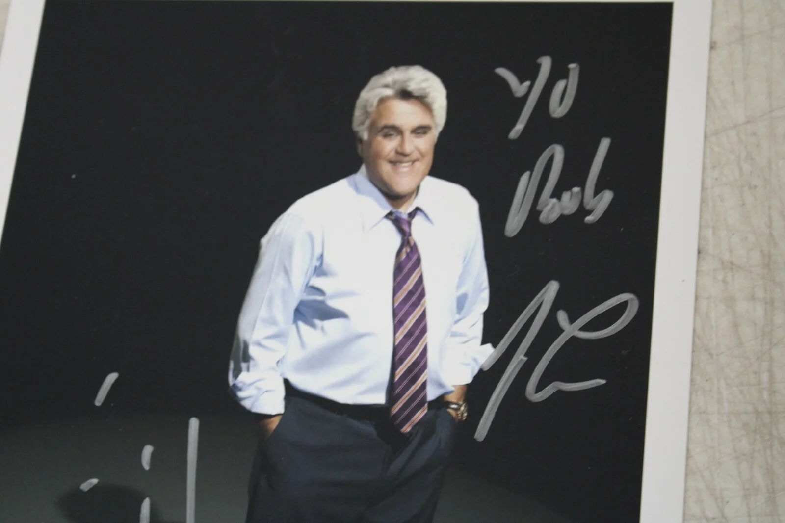 JAY LENO — JAY LENO AUTOGRAPH SIGNED PHOTO THE TONIGHT SHOW 8X10, image 3