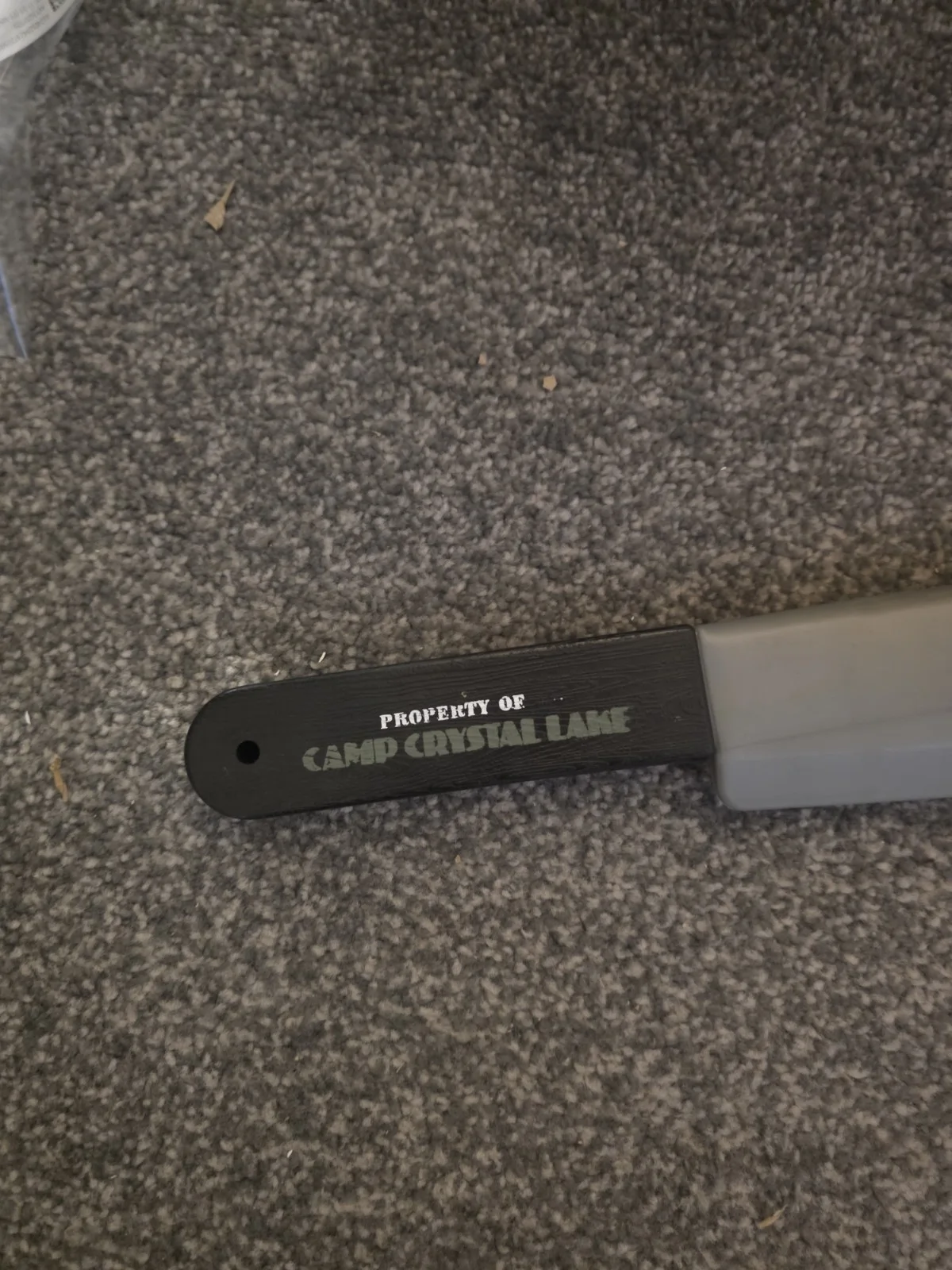 Camp Crystal Lake Horror Machete Prop Plastic Halloween Cosplay Friday The 13th, image 2