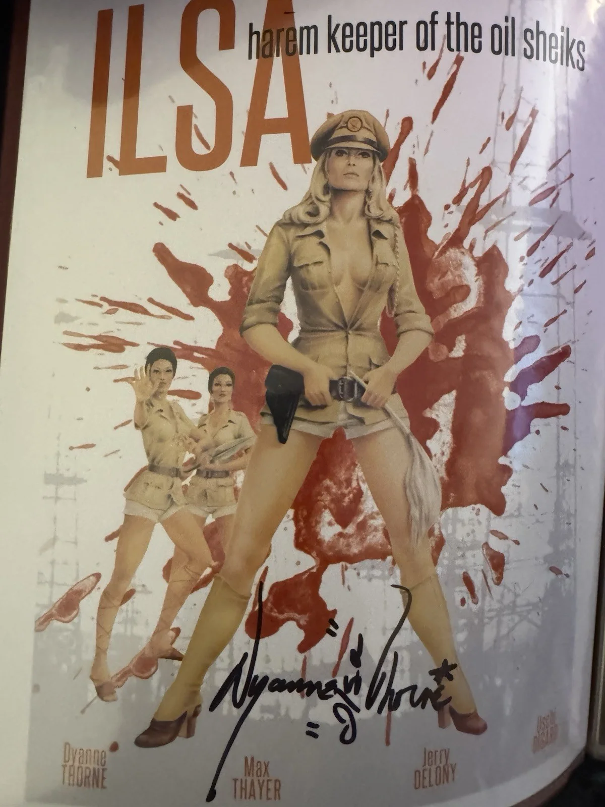 DYANNE THORNE Autograph 8x10 “ILSA OF THE SS”, изображение 3
